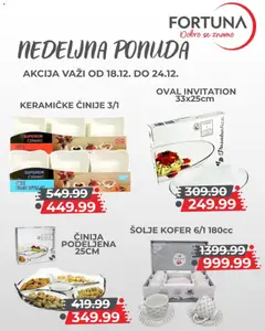 Fortuna Market nedelnja ponuda - pregled Fortuna Market kataloga - važi od 18.12.2025 | Strana: 7 | Proizvode: Kofer