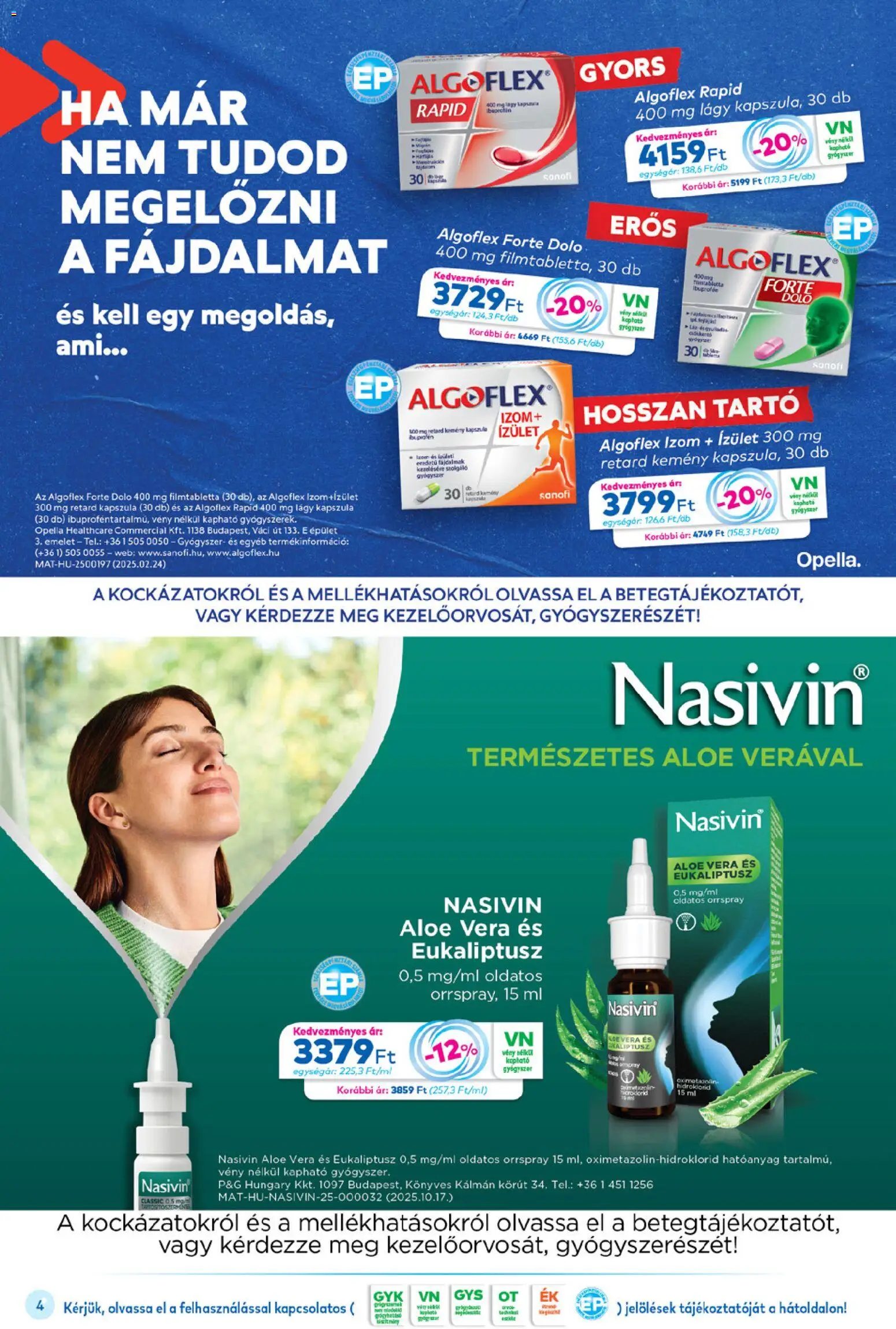 Gyöngy Patikák akciós ujság - amely érvényes a következő dátumtól: 01.12.2025 | Oldal: 4 | Termékek: Aloe vera