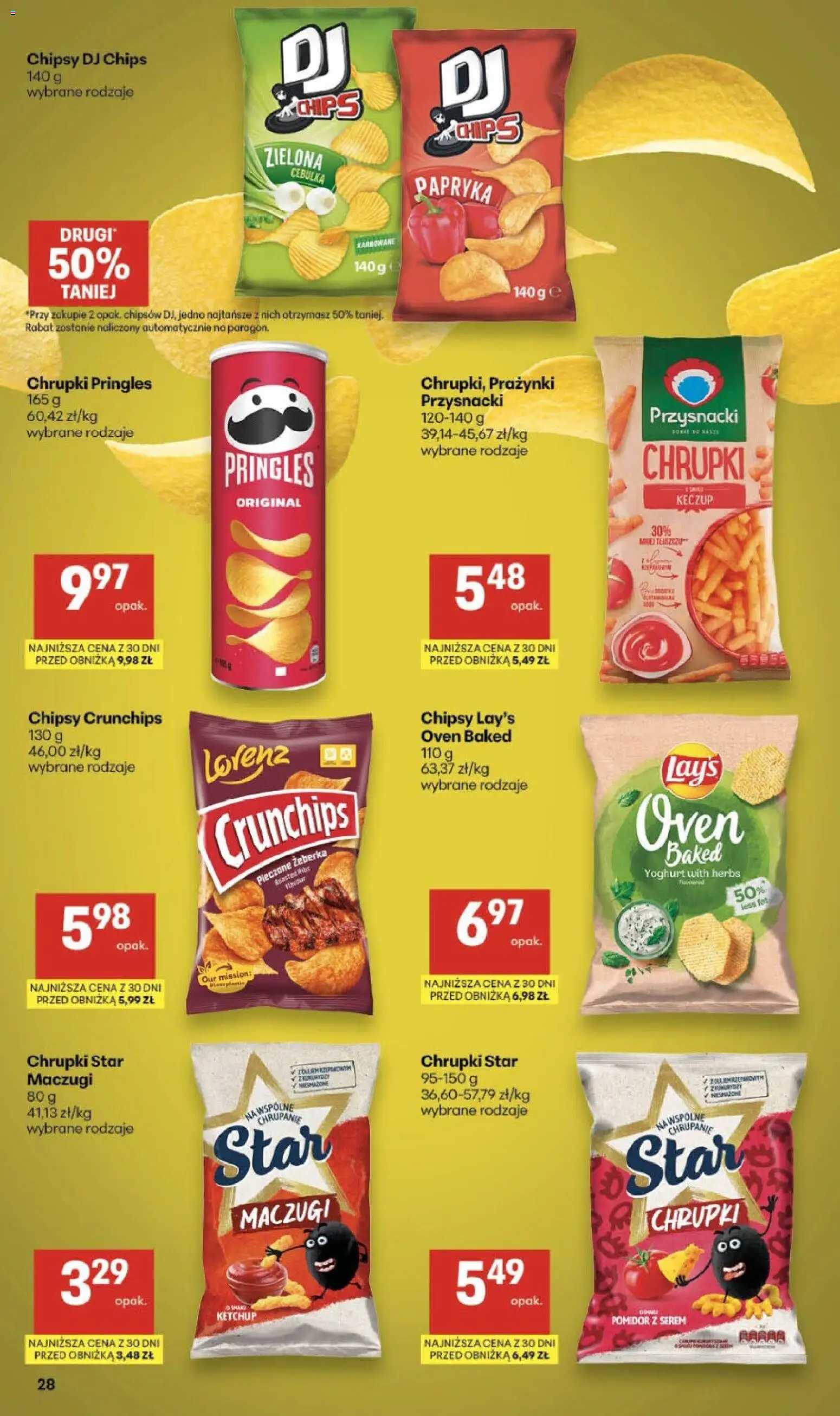 Delikatesy Centrum Gazetka od 26.02.2026 | Strona: 28 | Produkty: Chipsy, Ketchup, Papryka, Keczup