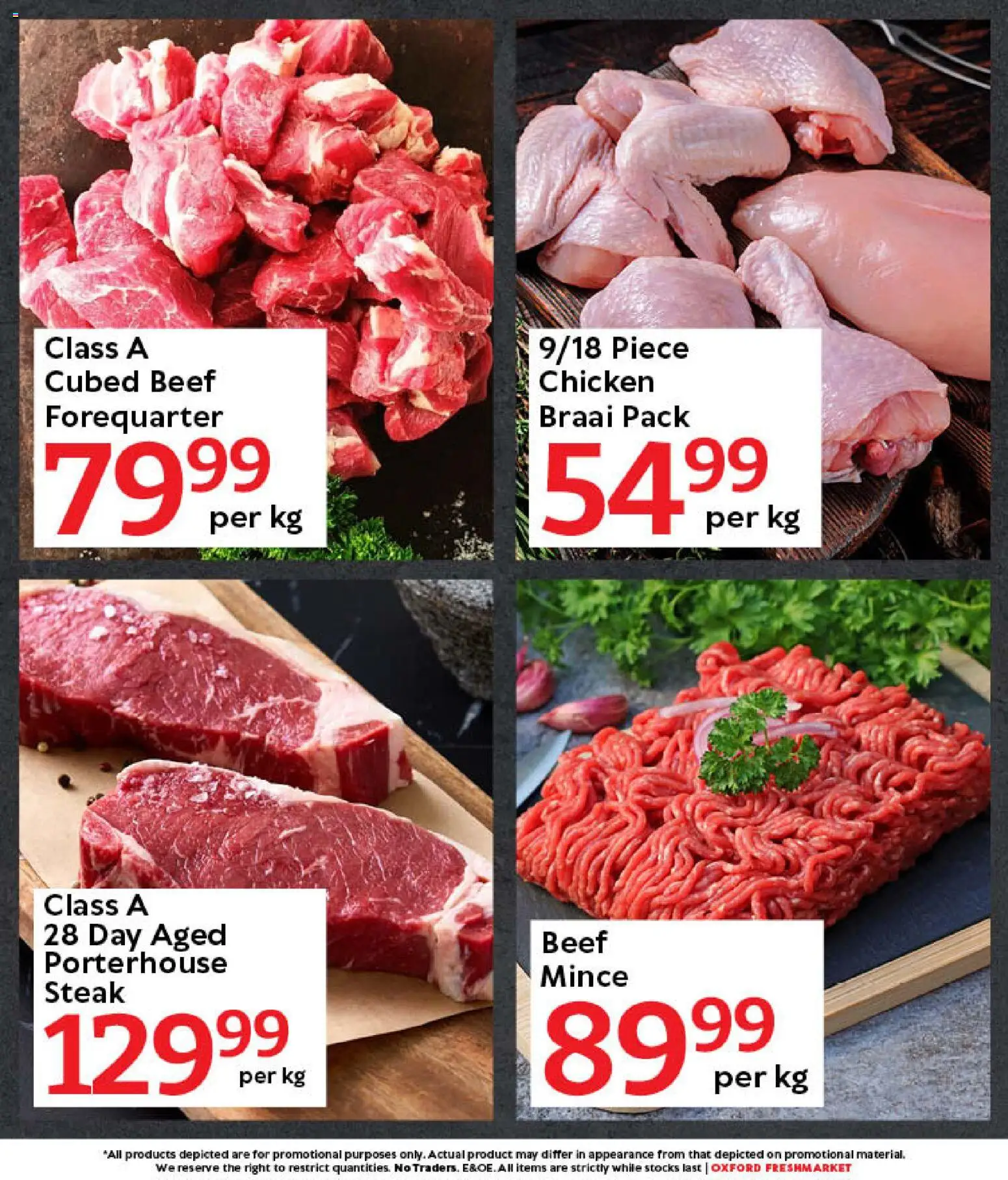 New Oxford Freshmarket catalogue – valid from 28.02.2026 | Page: 2 | Products: Steak, Chicken, Beef