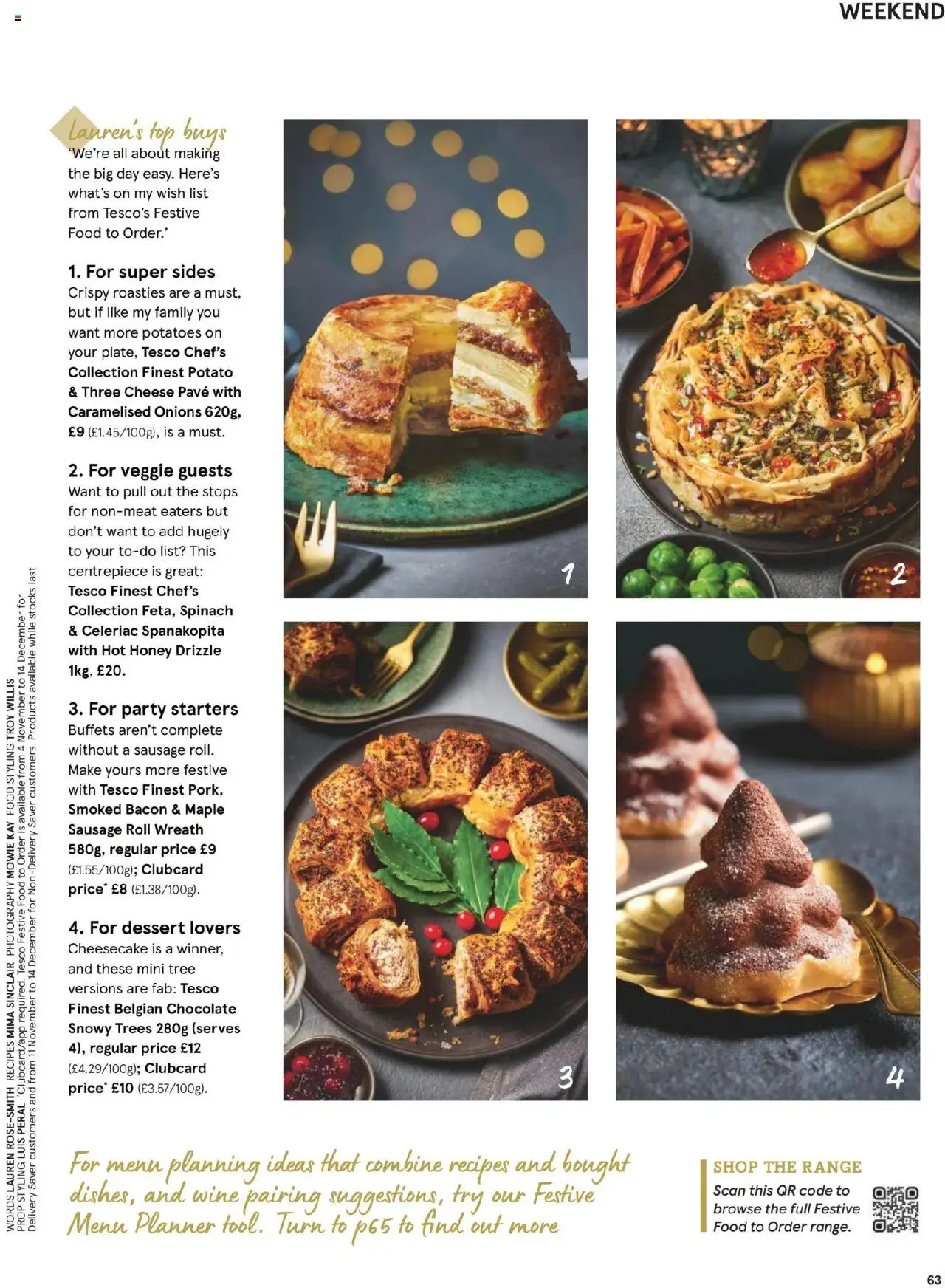 {H1} | Page: 63 | Products: Chocolate, Wine, Potatoes, Sausage