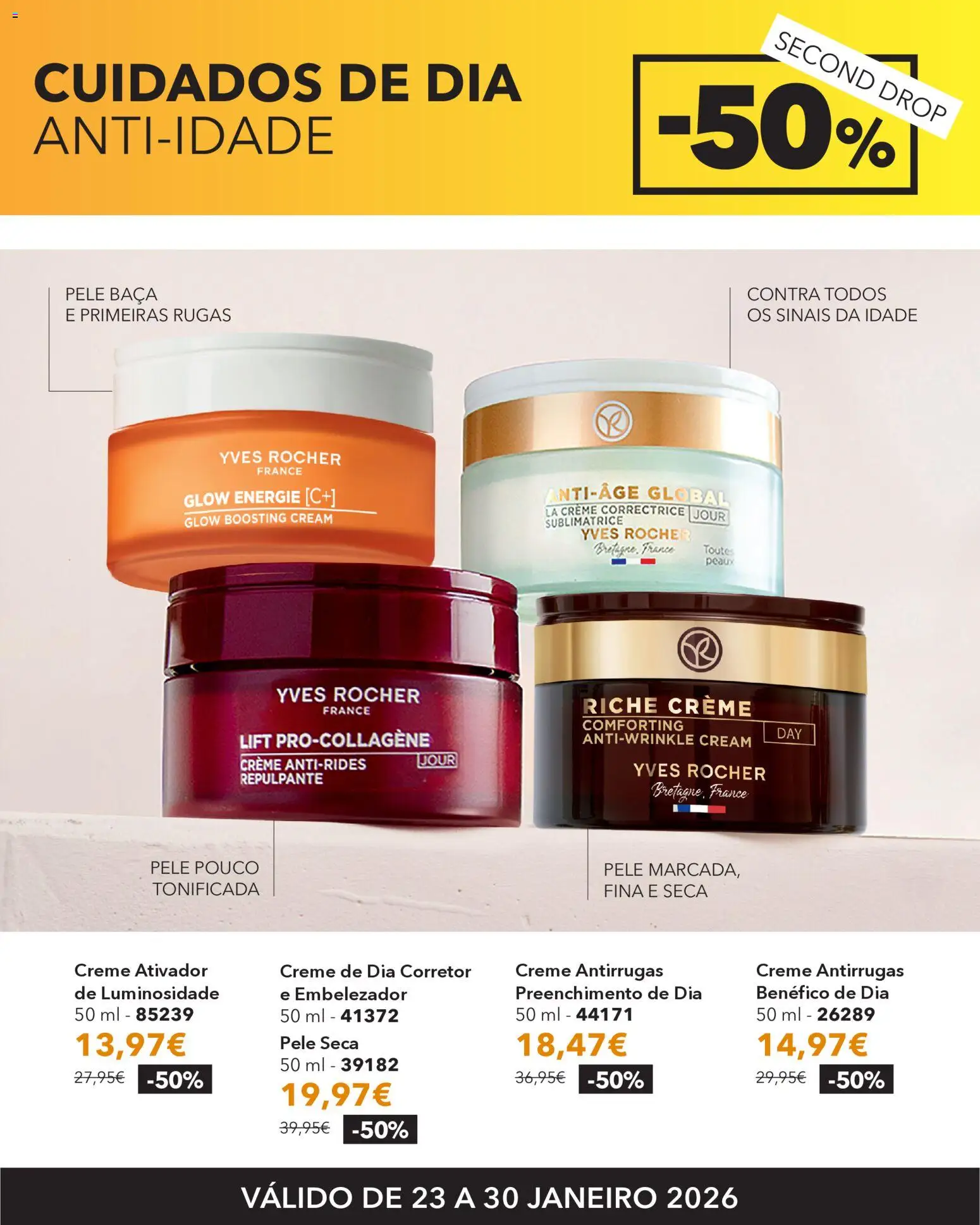 Yves Rocher - Second drop │ válido de 23.01.2026 | Página: 2 | Produtos: Corretor, Creme