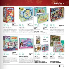 Pogląd oferty "Empik promocje - Xmas Zabawki2" - ważna od 10.12.2025 | Strona: 43 | Produkty: Top, Gra, Młynek, Gry