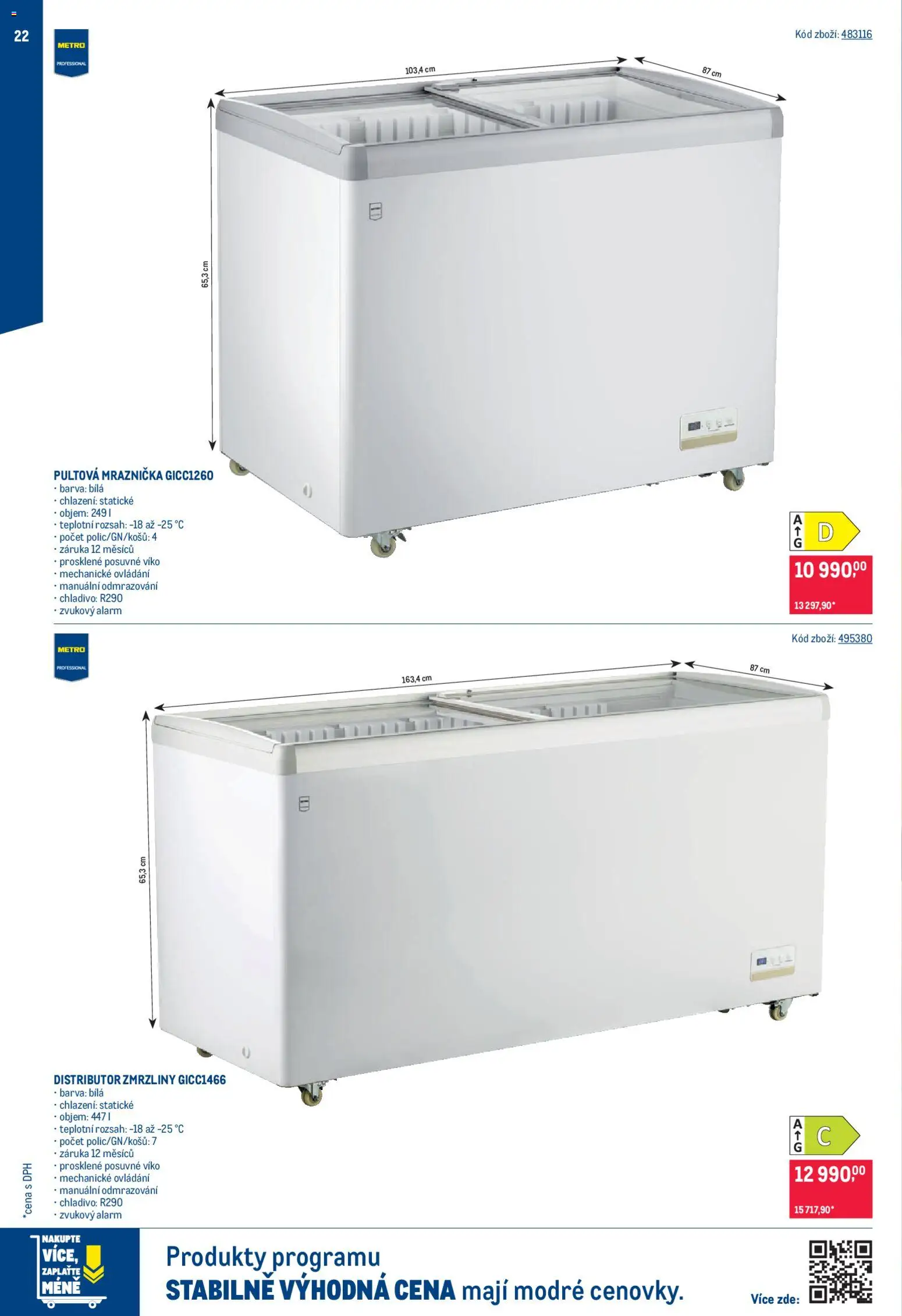 Makro leták - Zmrzliny od 22.04.2026 | Strana: 22 | Produkty: Zmrzliny