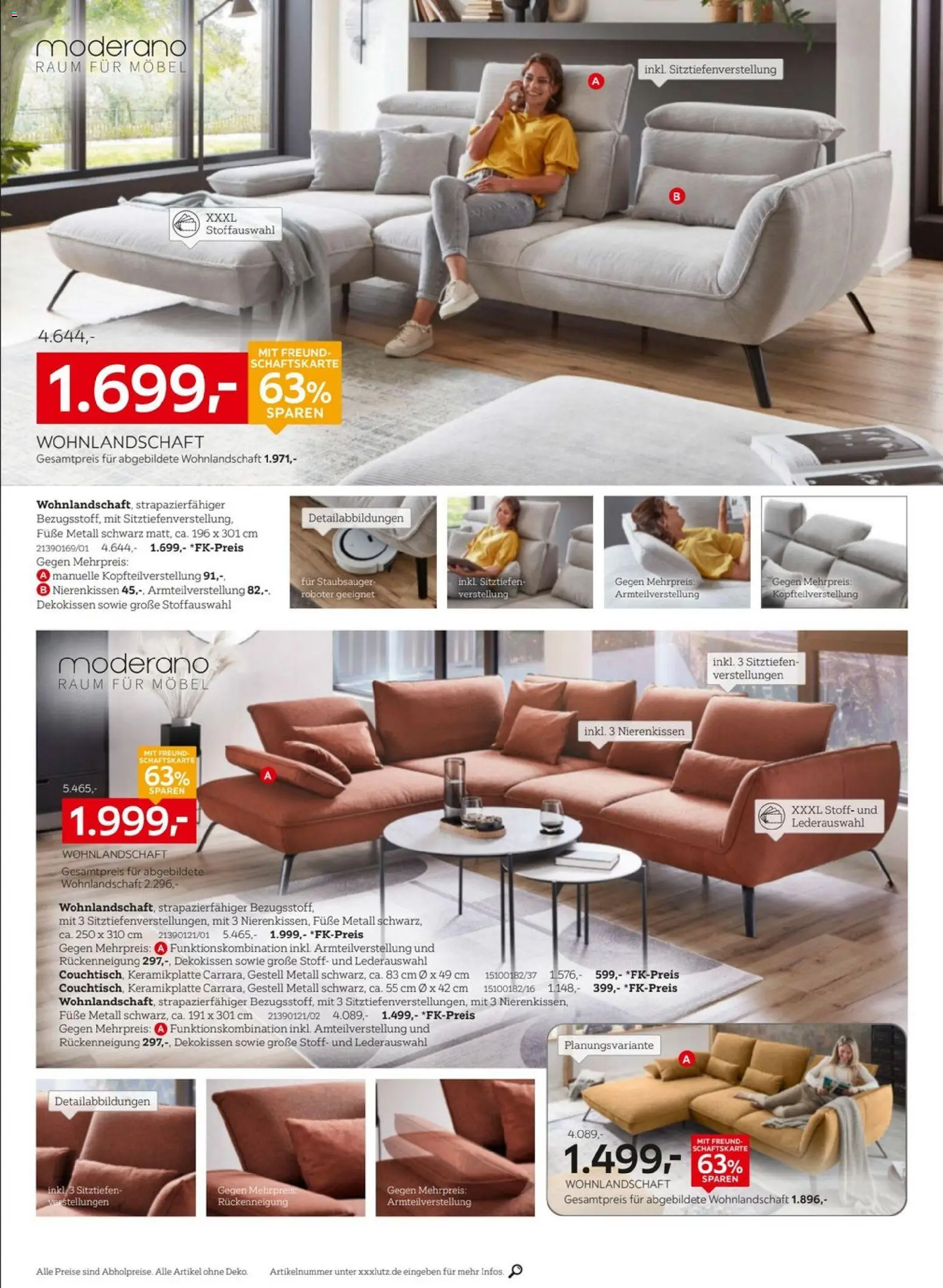 XXXL Lutz Prospekt 	 – gültig ab 25.01.2026 | Seite: 6 | Produkte: Wohnlandschaft, Staubsauger, Roboter