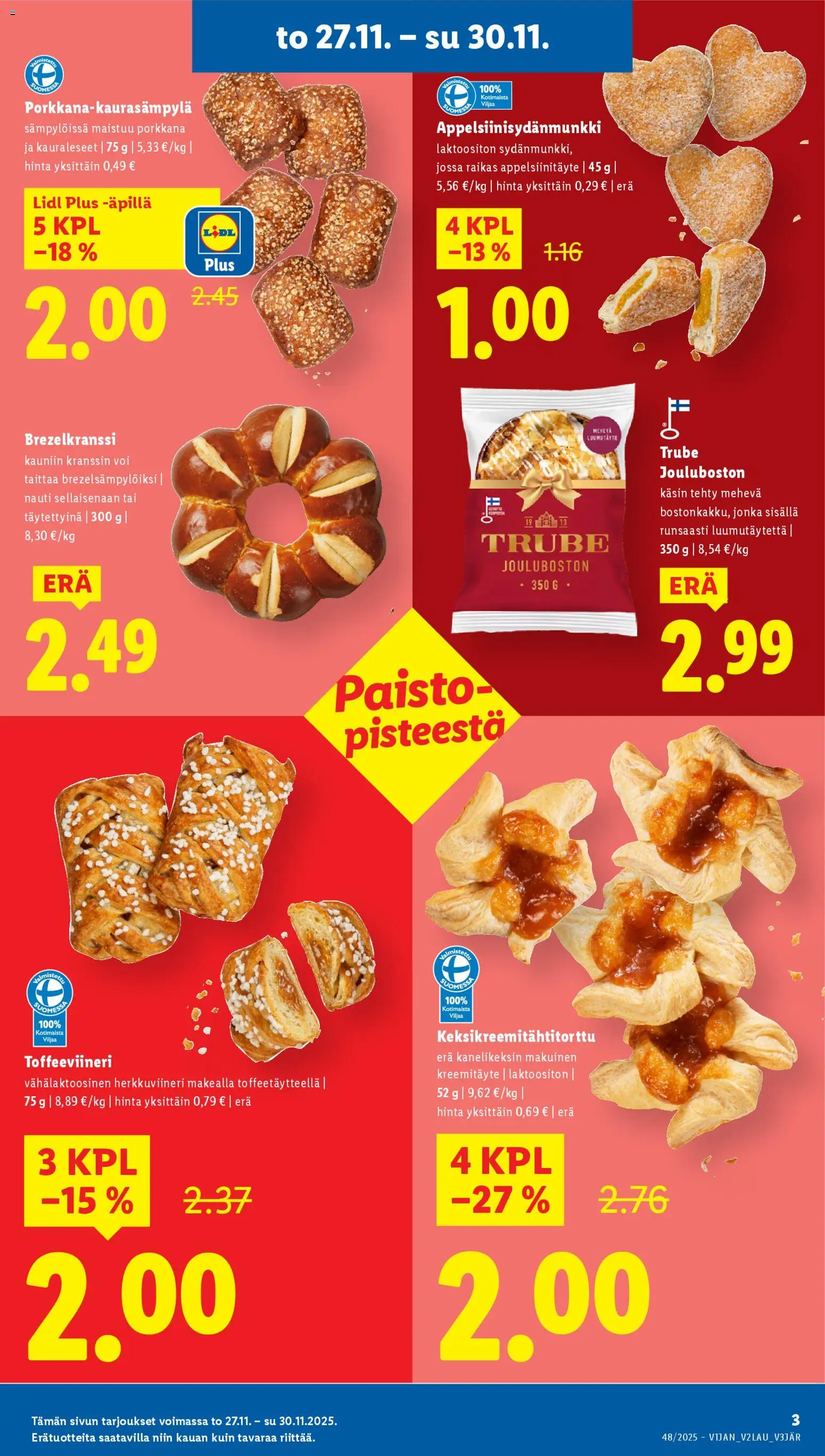 Lidl tarjoukset - Rovaniemi – voimassa 27.11.2025 alkaen | Sivu: 3 | Tuotteet: Voi, Porkkana