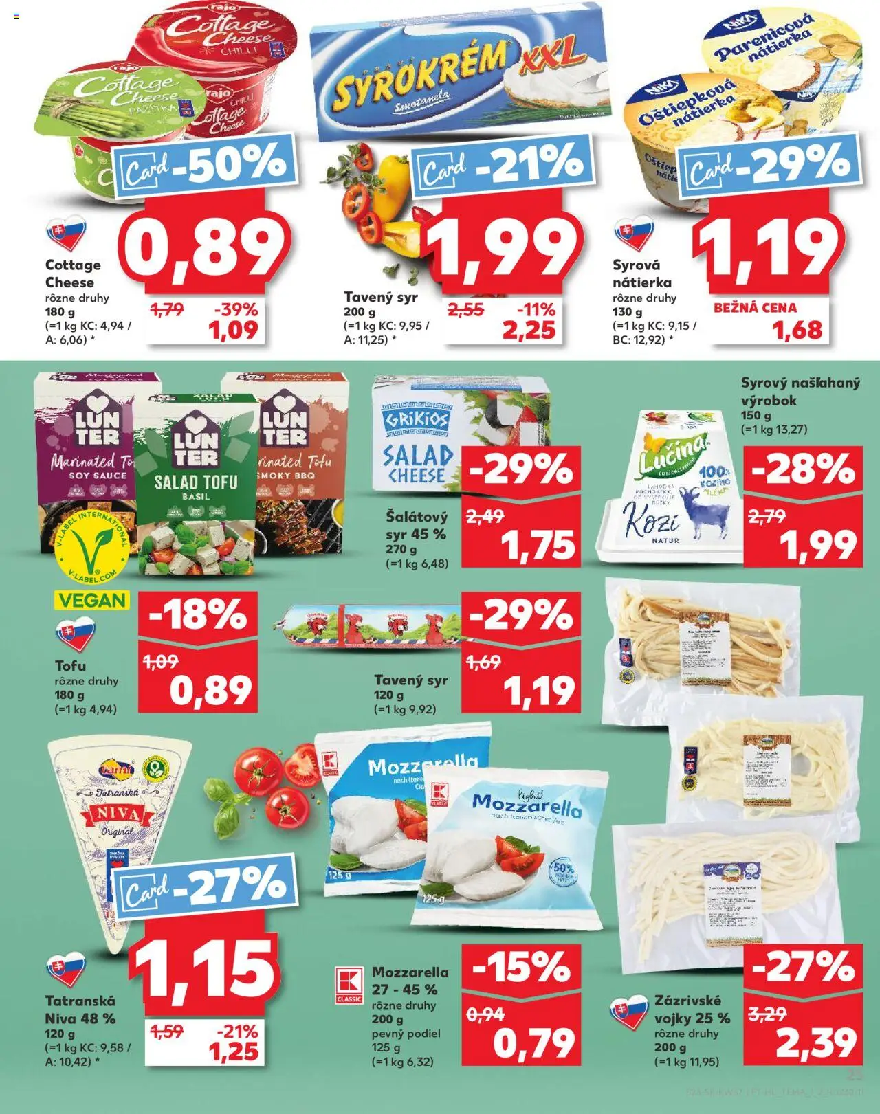 Nové Kaufland akcie – leták je platný od 11.09.2025 | Strana: 23 | Produkty: Pažítka, Mozzarella, Tofu, Chilli