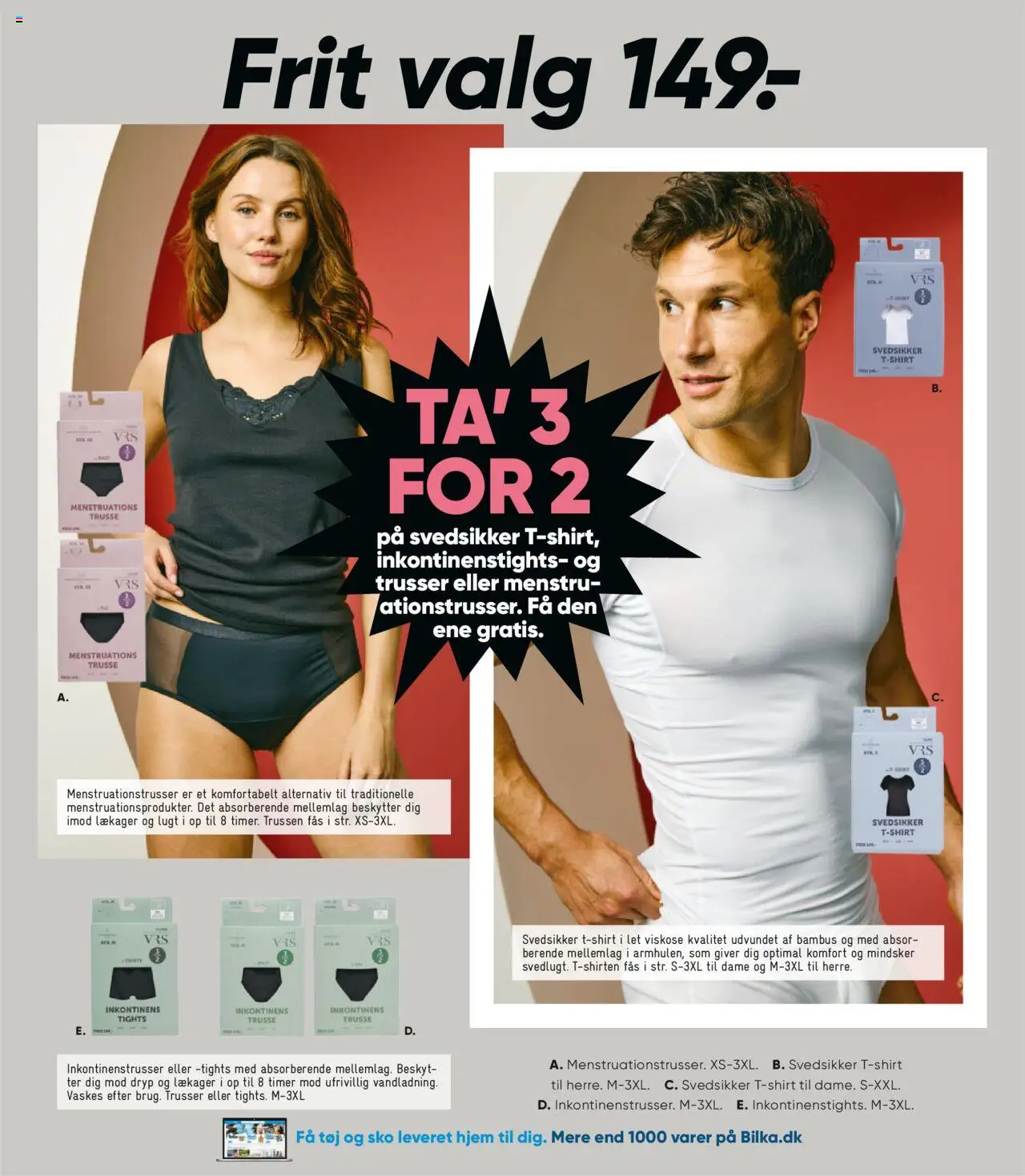 Bilka tilbudsavis – gyldig fra 05.09.2025 | Side: 40 | Produkter: Trusser, Søm, Sko, Tights
