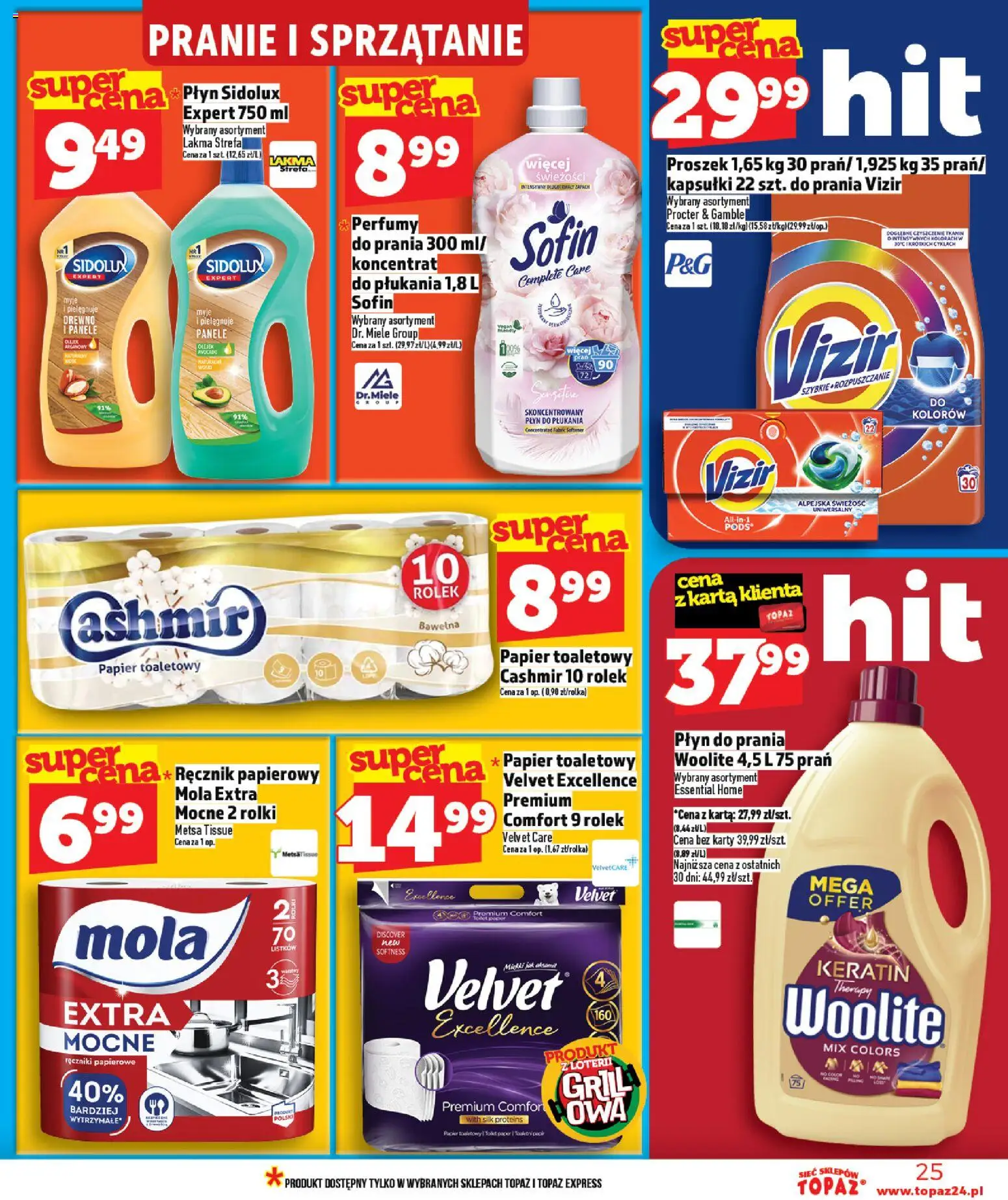 Topaz gazetka od 16.04.2026 | Strona: 25 | Produkty: Rolki, Ręczniki papierowe, Perfumy, Zapach