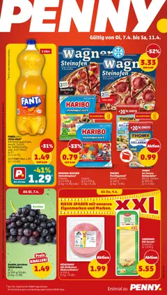 Penny Prospekt 	 ab 07.04.2026 gültig