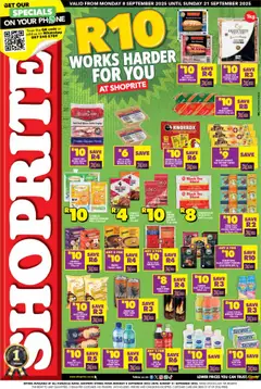 Shoprite specials catalogue – valid from 08.09.2025