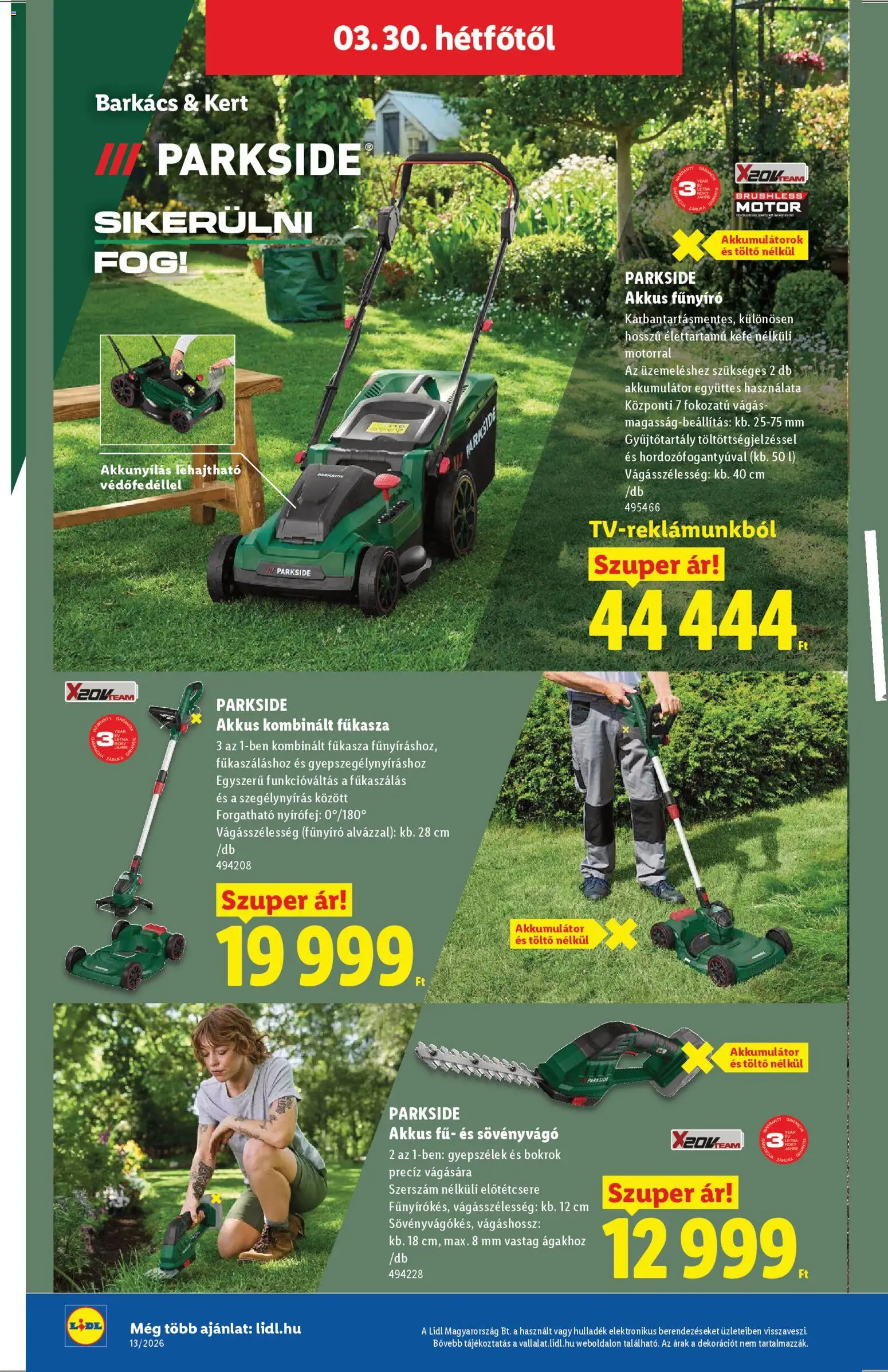 Lidl akciós ujság - amely érvényes a következő dátumtól: 26.03.2026 | Oldal: 14