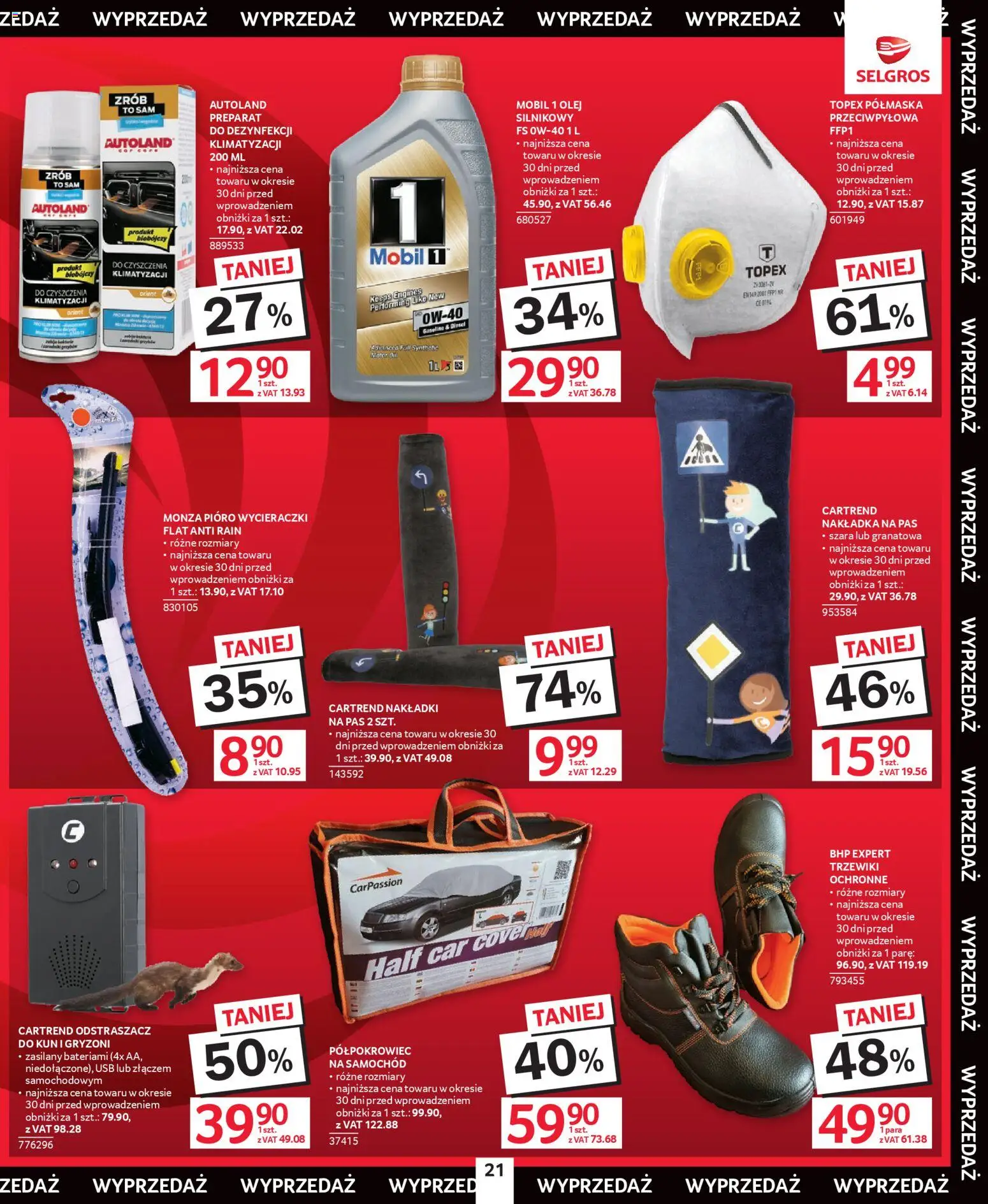 Selgros cash&carry Gazetka - Świąteczna Wyprzedaż od 08.01.2026 | Strona: 21 | Produkty: USB, Olej