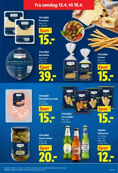 Lidl - Tilbudsavis gyldig fra 12.04.2026 | Side: 11 | Produkter: Øl, Oliven, Focaccia, Søm