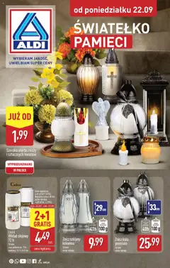 Pogląd oferty "Aldi Gazetka - Światełko pamięci" - ważna od 22.09.2025