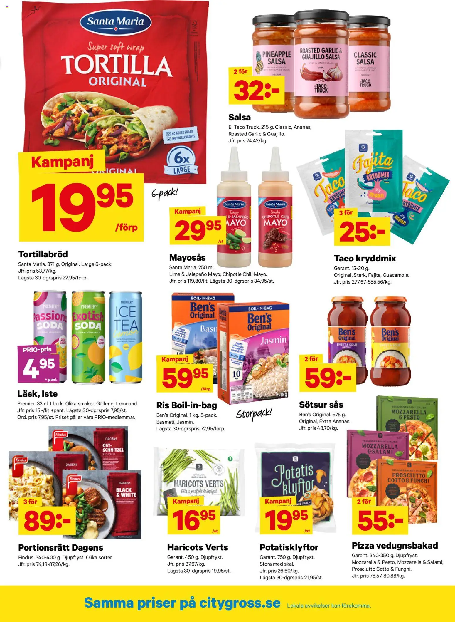 City Gross reklamblad aktuell från 05.01.2026 | Sida: 5 | Produkter: Ost, Pizza, Ris, Pesto