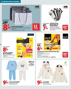 Auchan - Prévisualisation de Auchan - Des prix aussi bas, c'est le top valide à partir de 14.10.2025 | Page: 40 | Produits: Collants, Coton, Pyjama