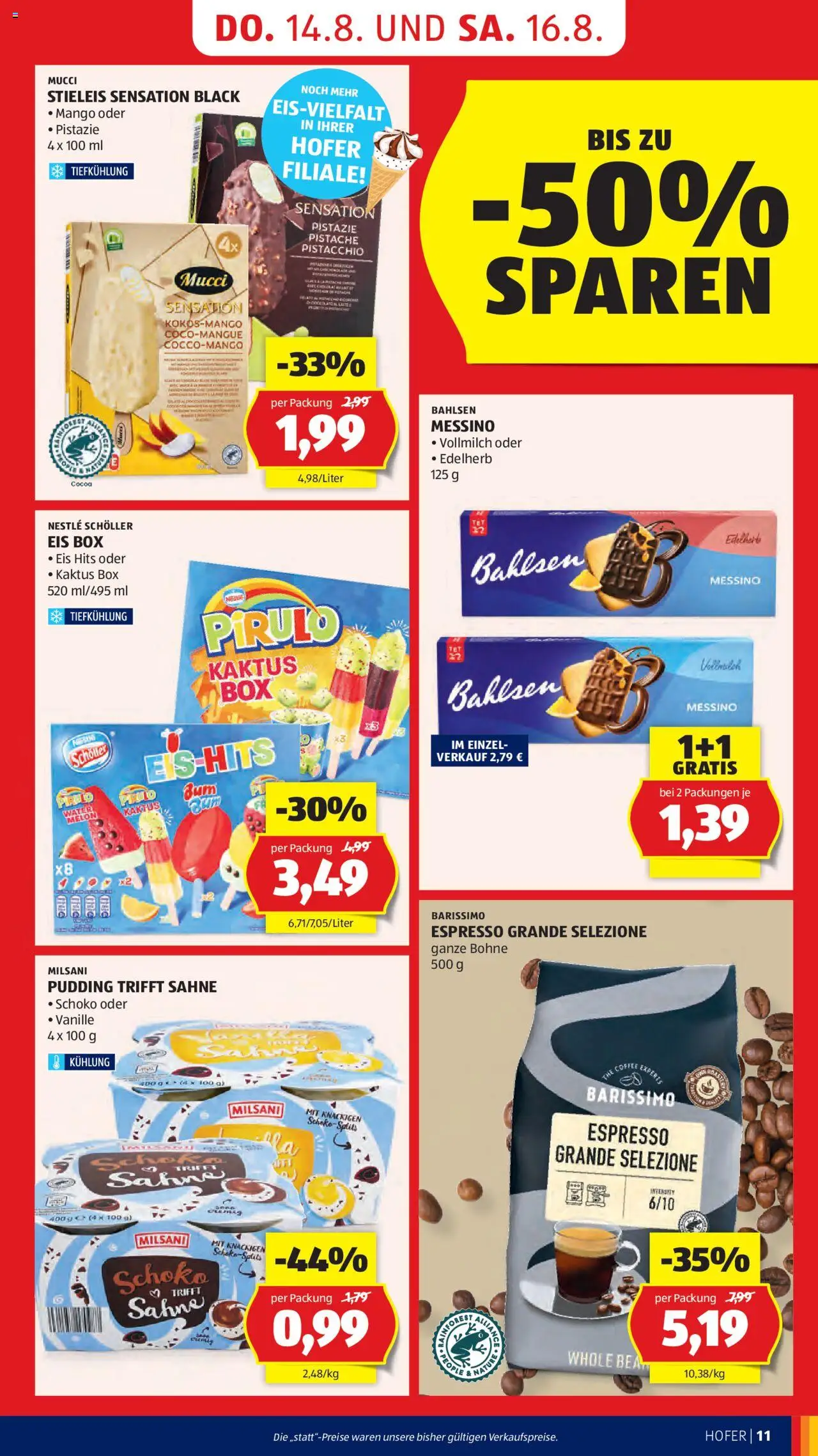 Hofer AT akciós ujság - amely érvényes a következő dátumtól: 14.08.2025 | Oldal: 13 | Termékek: Mangó