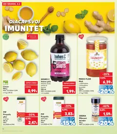 MEDO-FLOR Med s vitaminima i mineralima Imunohit, 900 g - Pregled kataloga iz trgovine Kaufland, vrijedi od 04.02.2026 | Stranica: 12
