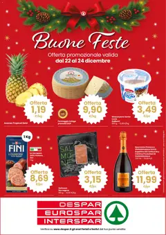Anteprima del volantino Eurospar Natale catalogo valido a partire dal 22.12.2025