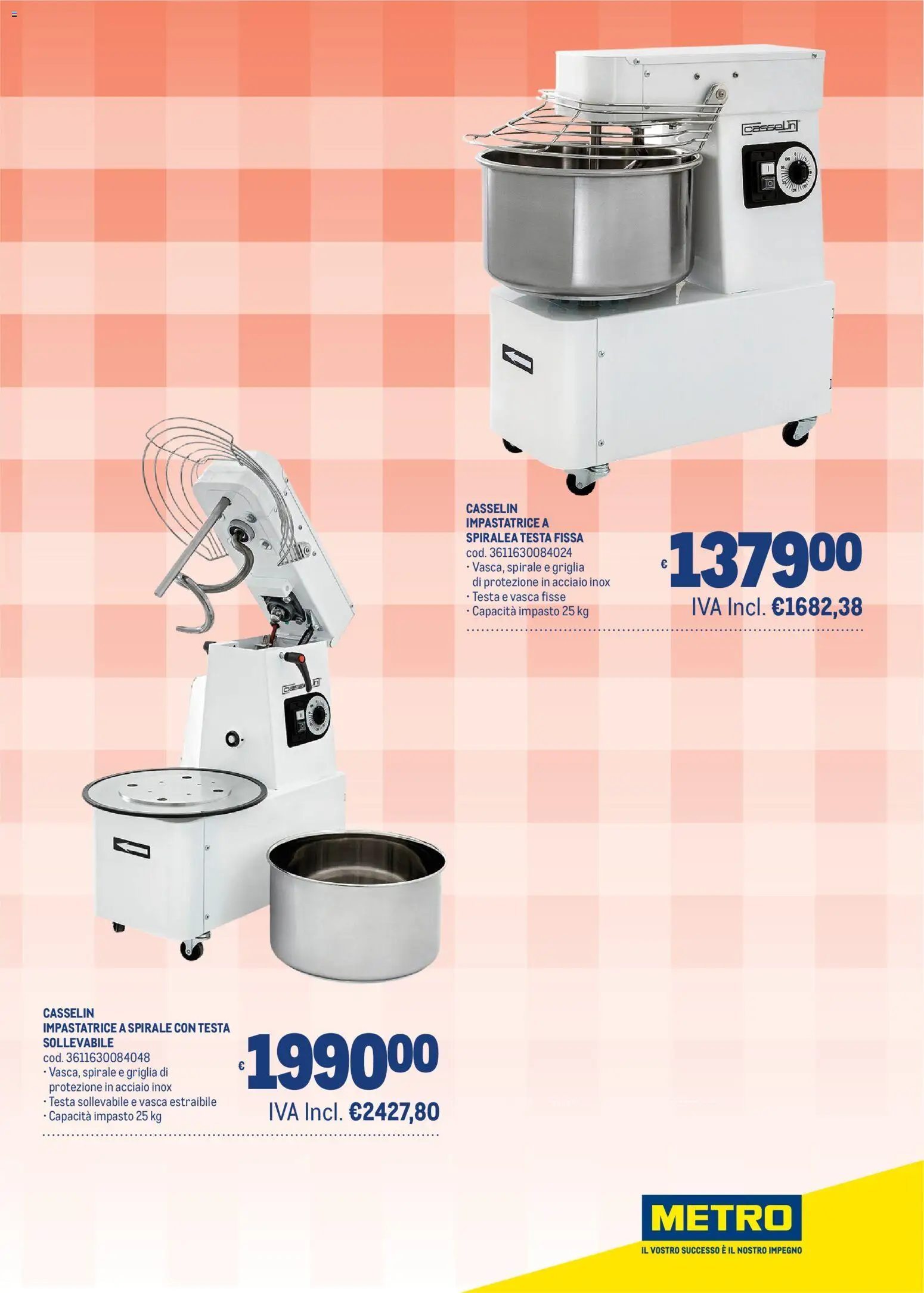 Volantino Metro del 12.01.2026 | Pagina: 4 | Prodotti: Impastatrice, Griglia