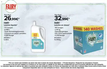 Costco - Prévisualisation de Costco La sélection produits du quotidien valide à partir de 16.02.2026 | Page: 3 | Produits: Calendrier, Fairy, Mais, Lessive