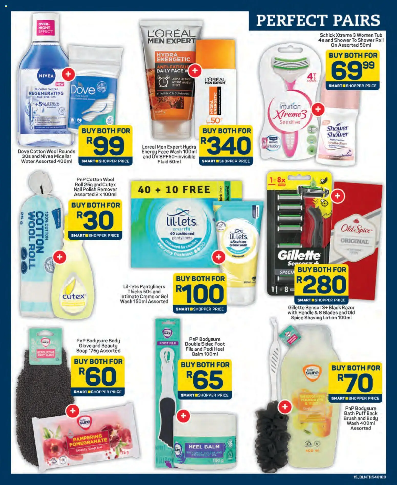 New Pick n Pay catalogue – valid from 25.03.2026 | Page: 15 | Products: Serum, Brush, Body wash, Lotion