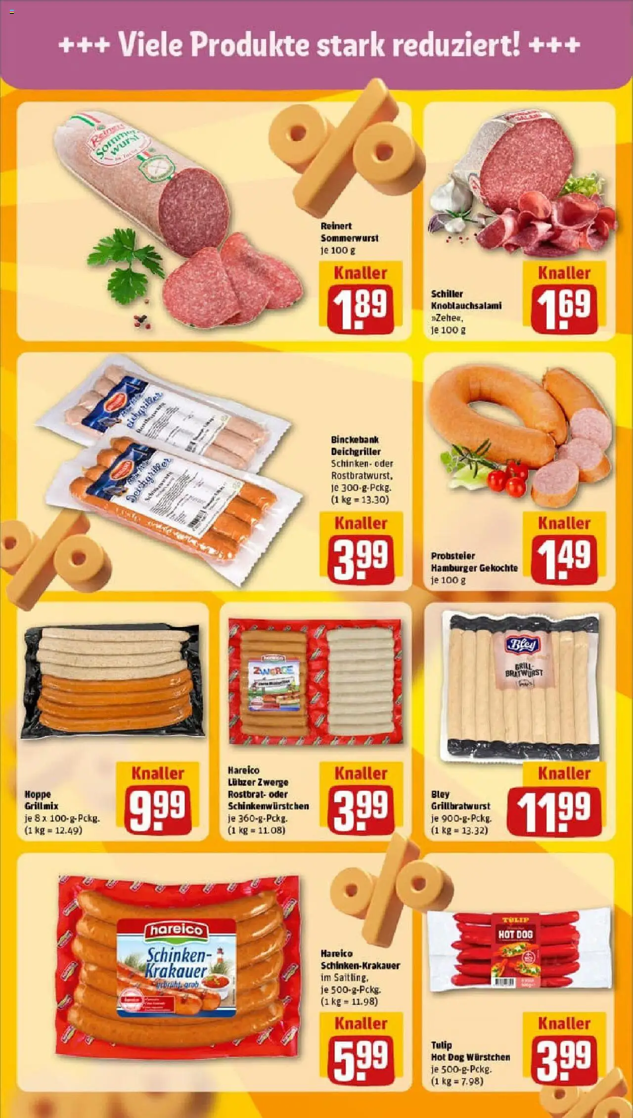 Rewe prospekt Lengerich	 - gültig ab dem 22.06.2025 | Seite: 19 | Produkte: Grill, Bratwurst, Wurst, Lubzer