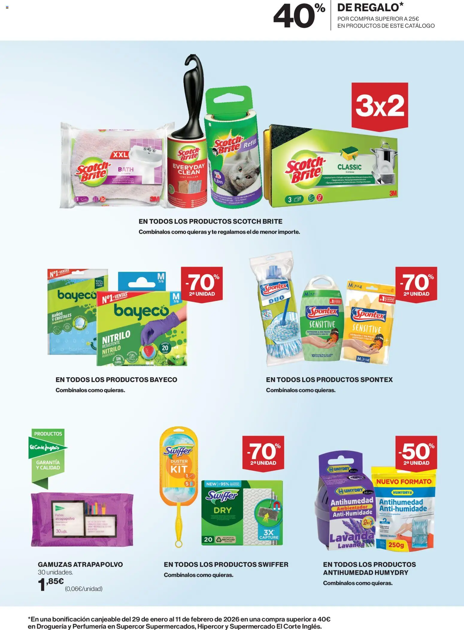 El Corte Inglés ofertas │ válido desde el 07.01.2026 | Página: 11 | Productos: Polvo, Té