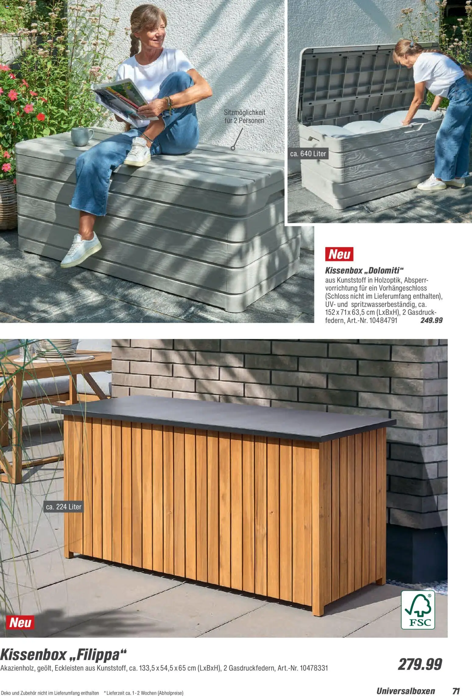 Toom Baumarkt  Gartenmöbel & Solar-Leuchten 2026 – gültig ab 01.01.2026 | Seite: 71