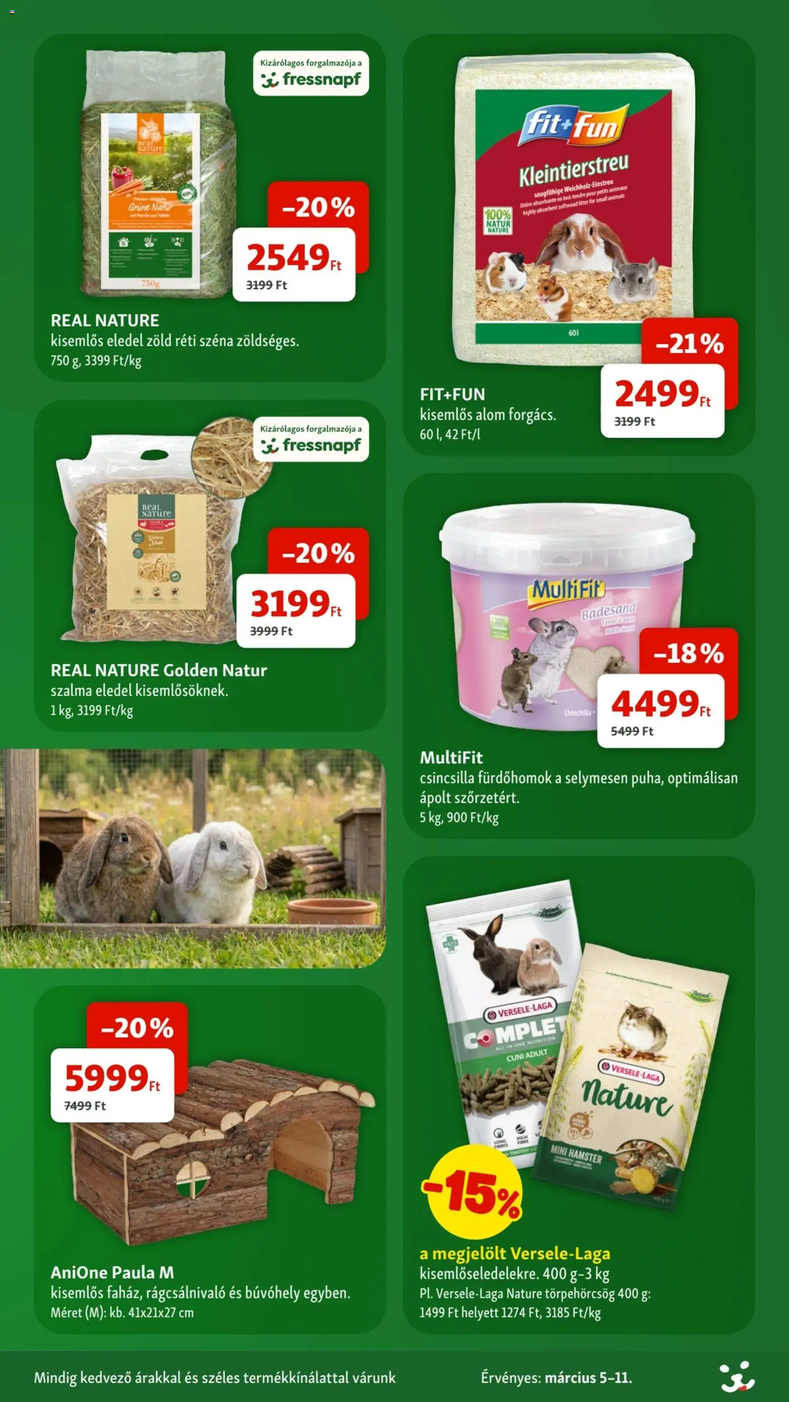 Fressnapf akciós ujság - amely érvényes a következő dátumtól: 05.03.2026 | Oldal: 14