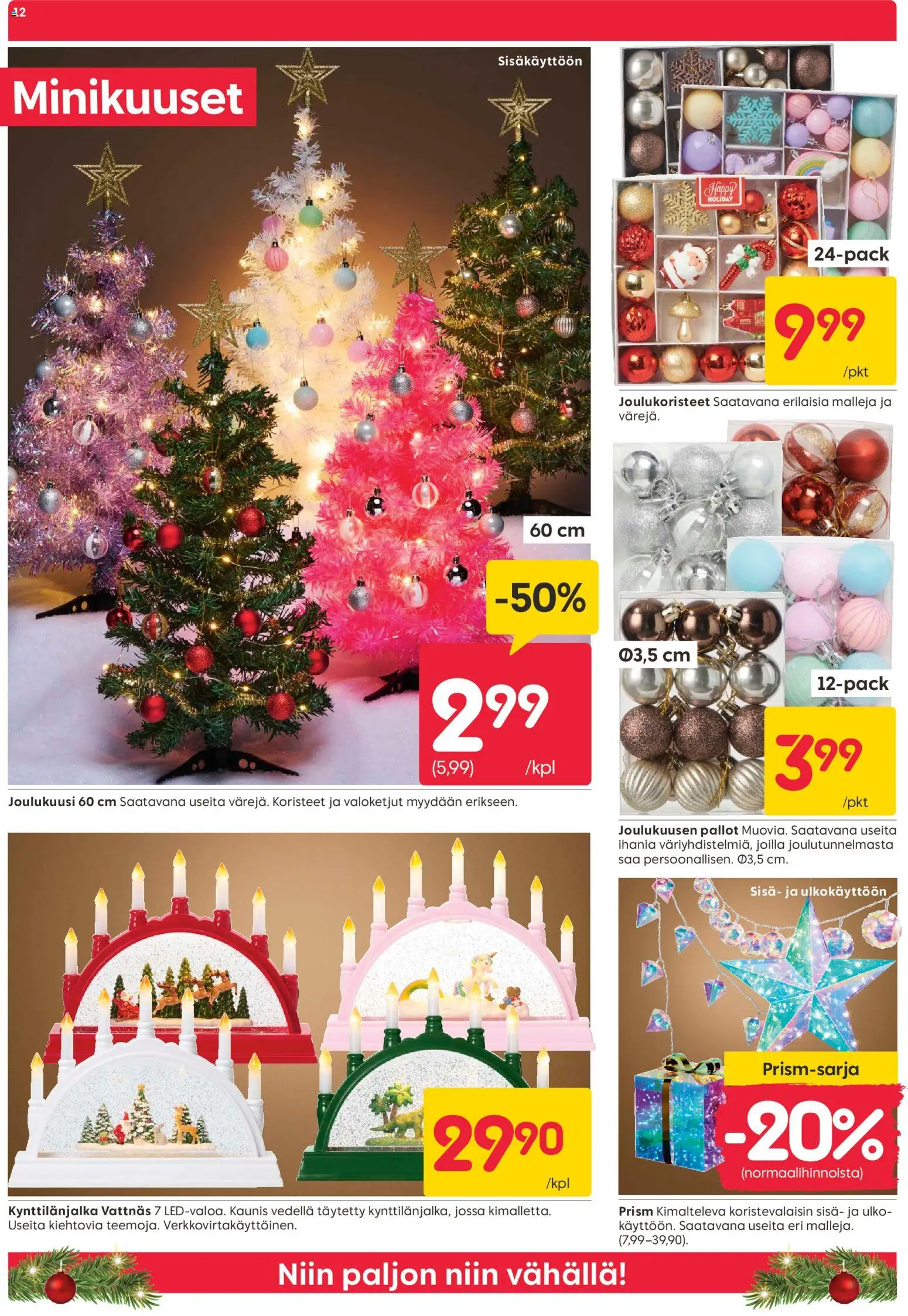 Rusta - Black Friday – voimassa 24.11.2025 alkaen | Sivu: 12 | Tuotteet: Joulukoristeet