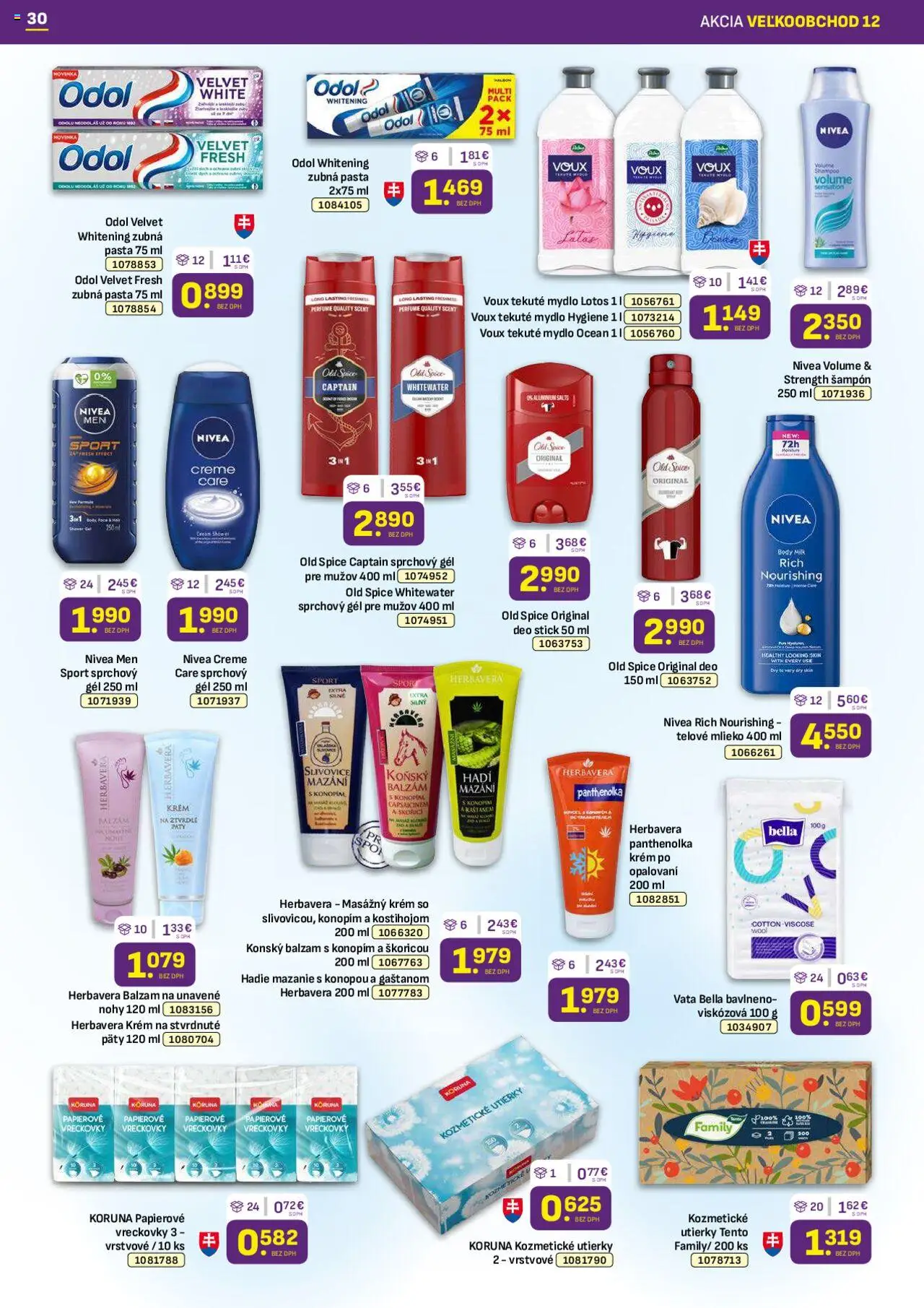 Libex leták │ platný od 16.06.2025 | Strana: 30 | Produkty: Šampón, Mydlo, Sprchový gél, Zubná pasta