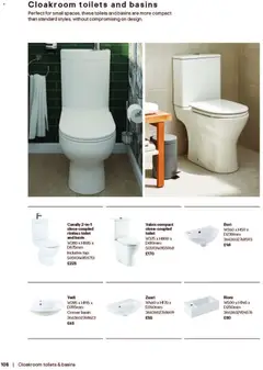 Preview of B&Q - Bathrooms valid from 16.12.2025 | Page: 108 | Products: Toilet