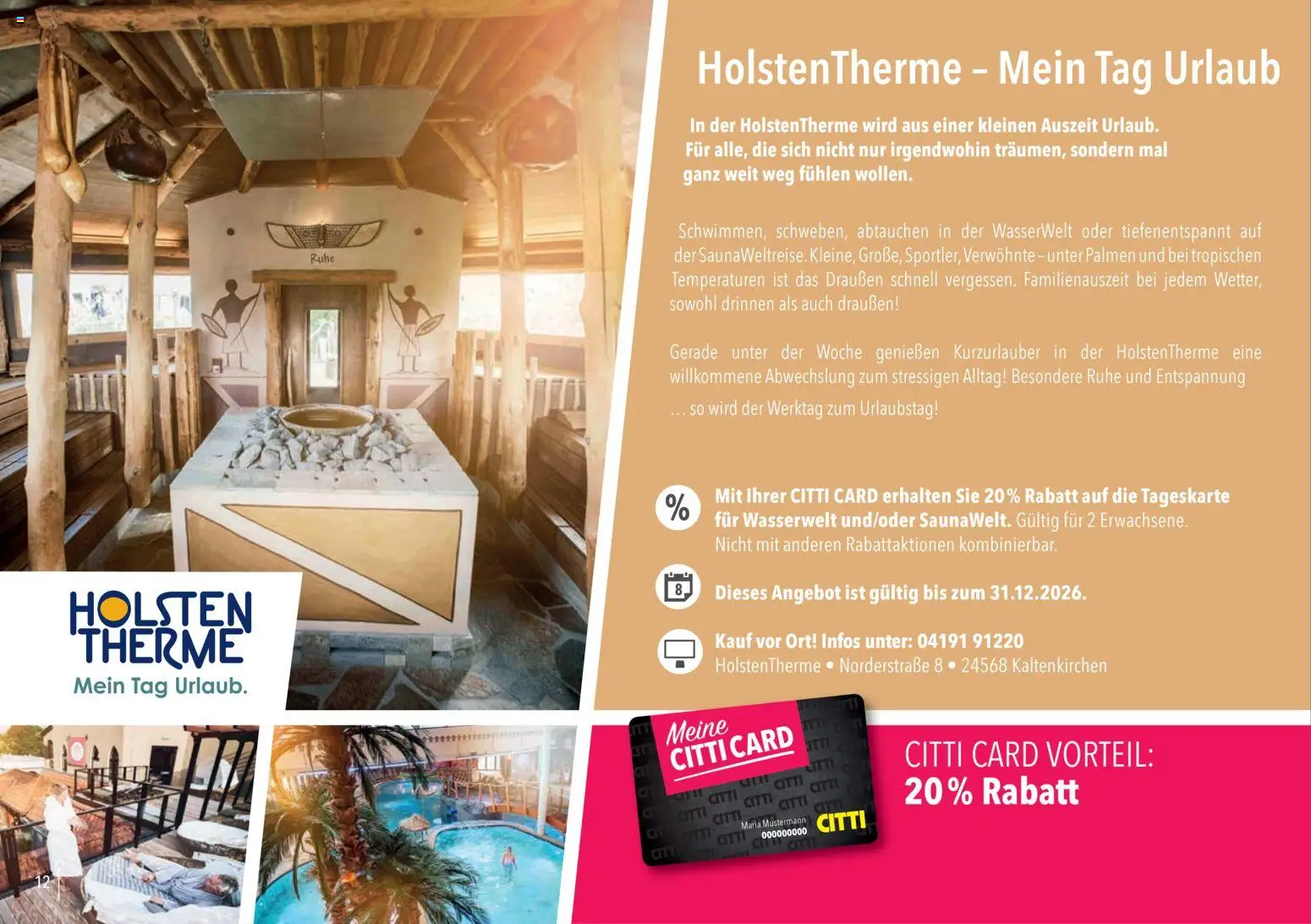 CITTI Markt - Vorteilsheft – gültig ab 01.01.2026 | Seite: 12 | Produkte: Holsten