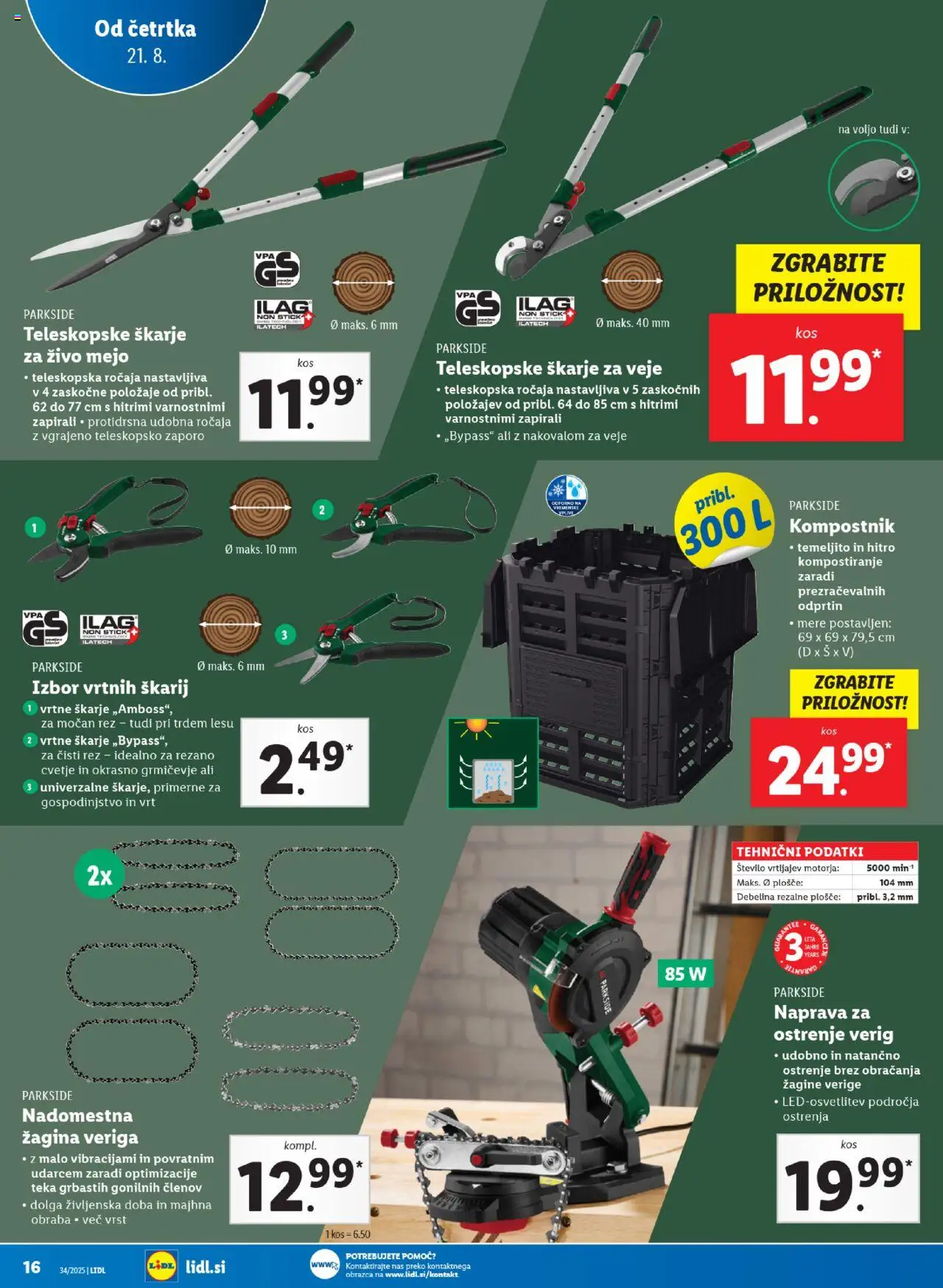 Lidl katalog │ velja od 21.08.2025 | Stran: 30 | Izdelki: Cvetje, Kos