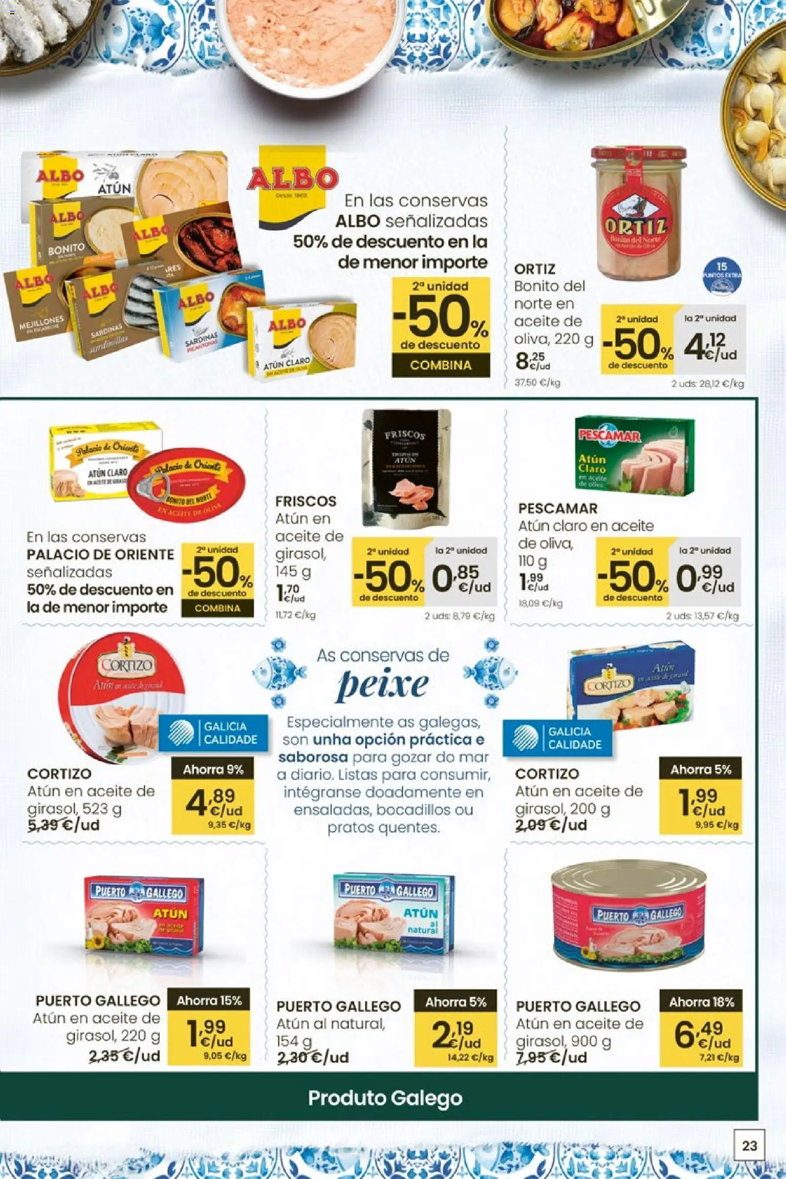 Eroski Quieres ahorrar conmigo │ válido desde el 16.04.2026 | Página: 23 | Productos: Aceite, Atún claro
