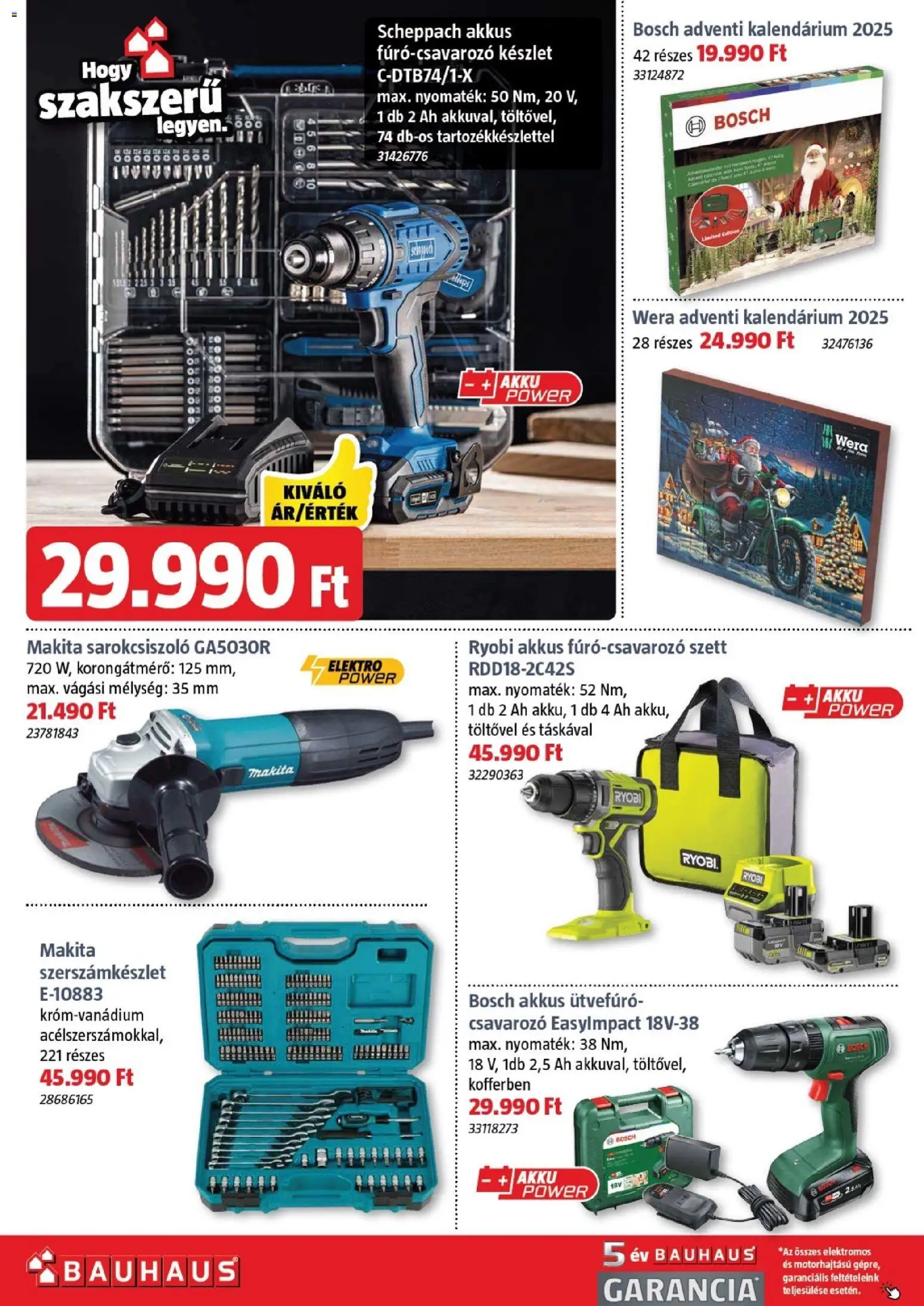 Bauhaus akciós ujság - amely érvényes a következő dátumtól: 06.11.2025 | Oldal: 32