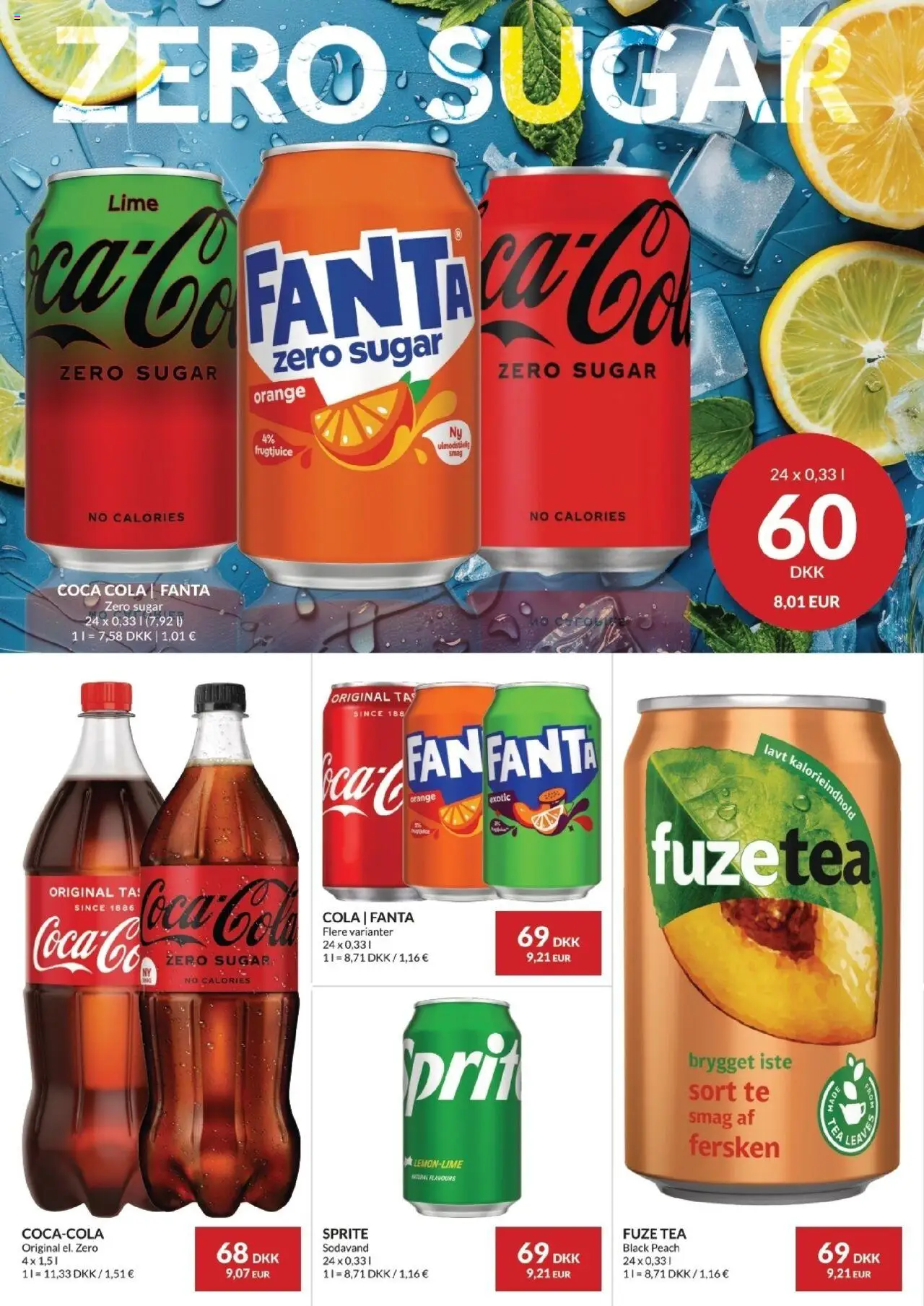 Nielsen Discount tilbudsavis – gyldig fra 25.09.2025 | Side: 40 | Produkter: Coca Cola, Iste, Lime, Fanta