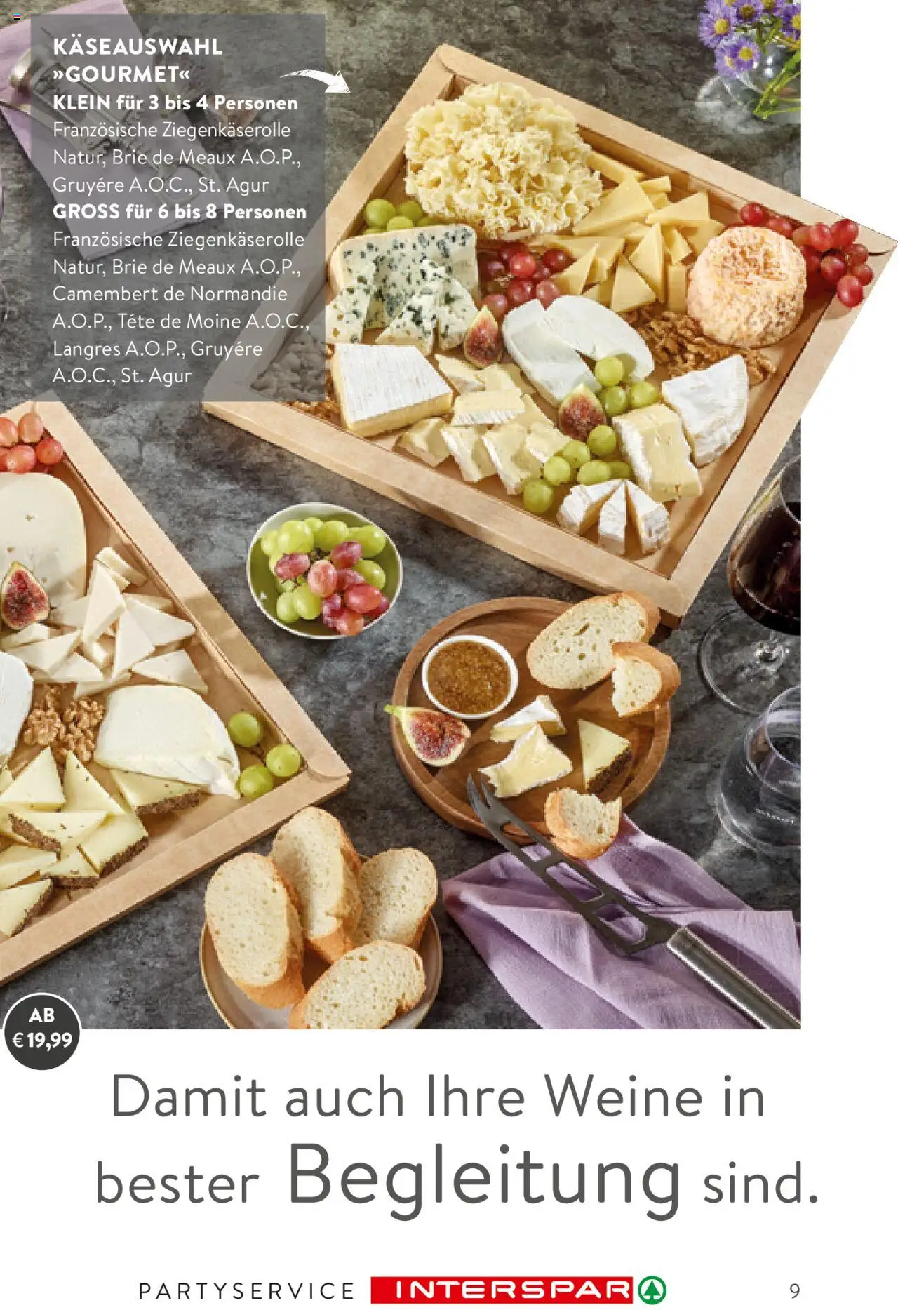 Interspar Ihre Party Unser Service gültig ab 14.10.2024 | Seite: 9