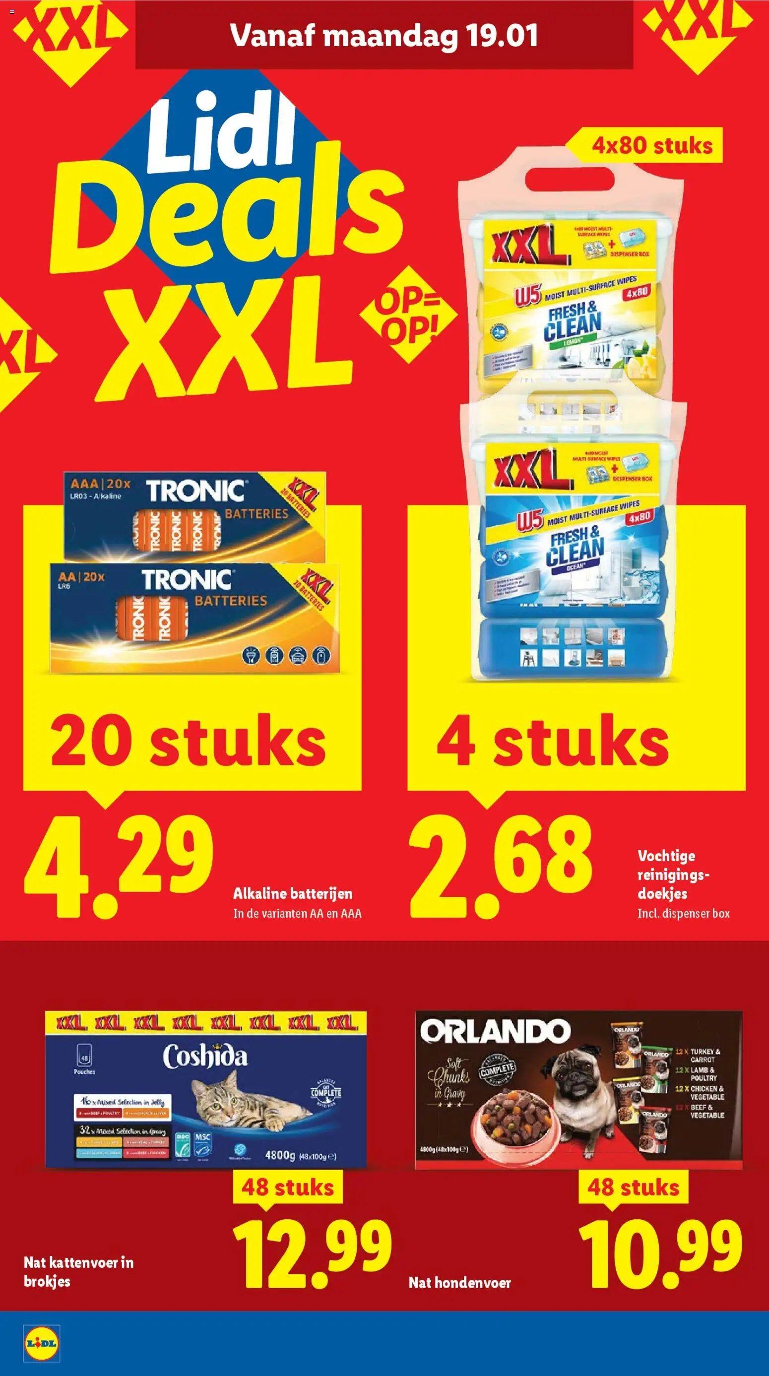 {H1} | Pagina: 16 | Producten: Ostyalap, Ciabatta, Box, Batterijen