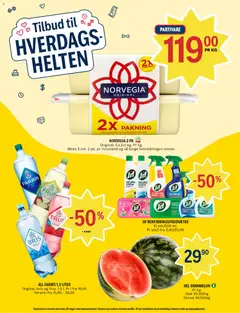 Forhåndsvisning av Coop Prix kundeavis gyldig fra 06.04.2026 | Side: 2 | Produkter: Ferăstrău, Krem, Lime, Vannmelon
