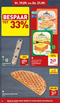  | Pagina: 33 | Producten: Brood, Lasagne, La, Groenten