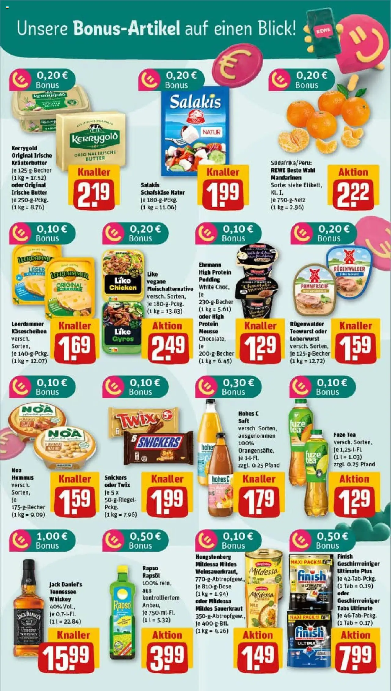 Rewe prospekt Velen	 – gültig ab 21.09.2025 | Seite: 30 | Produkte: Fuze tea, Leerdammer, Hohes c, Whiskey