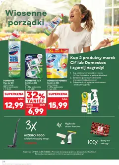 Náhled letáku Kaufland Polsko leták - Dom gotowy na Wielkanoc od 12.03.2026 | Strana: 24 | Produkty: Kärcher, Cif, Mop, Domestos