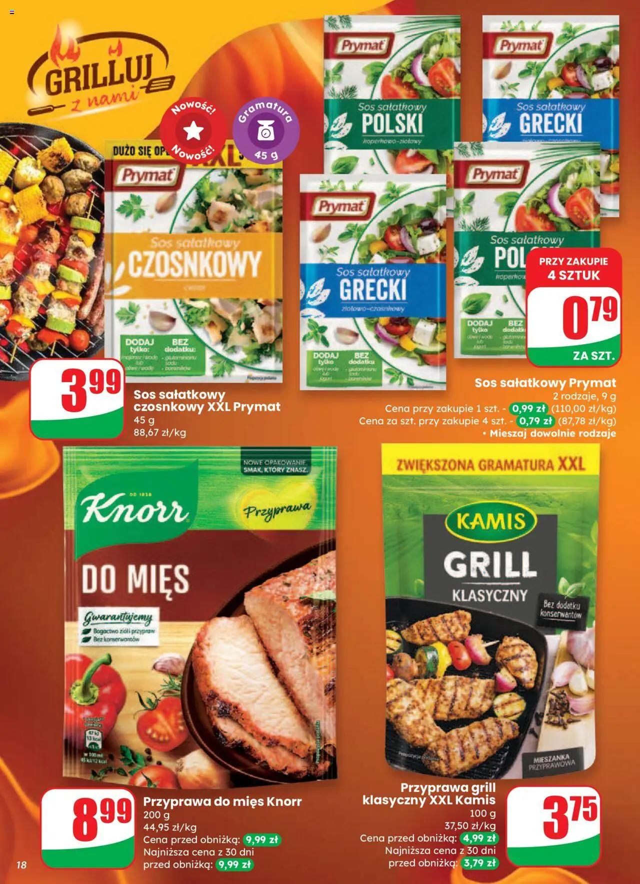 Dino Gazetka od 20.08.2025 | Strona: 18 | Produkty: Grill, Sos