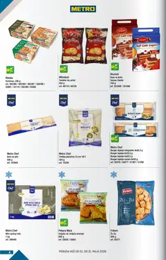 Metro katalog BMPL - pregled Metro kataloga - važi od 01.05.2026 | Strana: 6 | Proizvode: Testenina, Pekara, Krompir, Kore za tortu