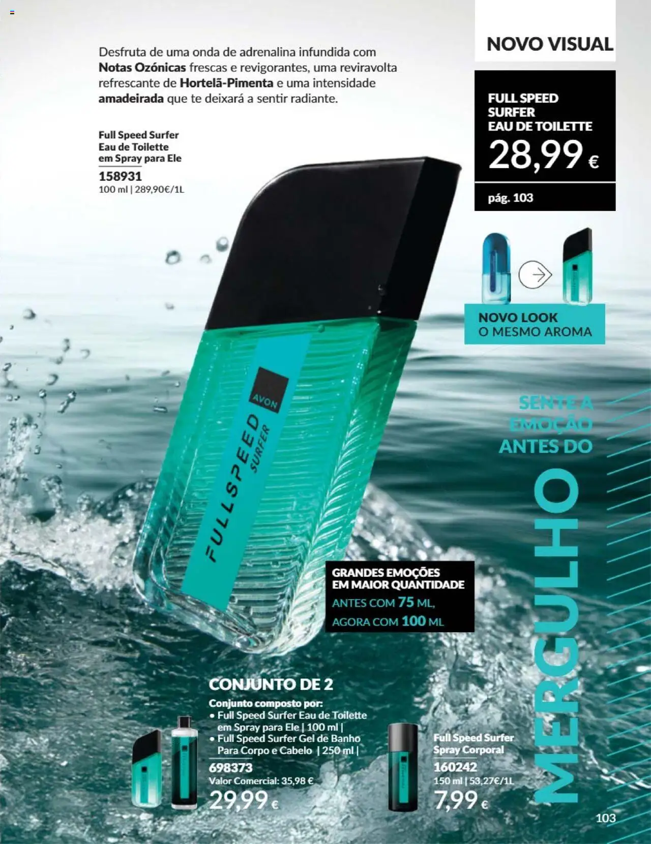Catálogo Avon Campanha 6 │ válido de 01.06.2025 | Página: 103 | Produtos: Eau de toilette, Gel de banho, Banho