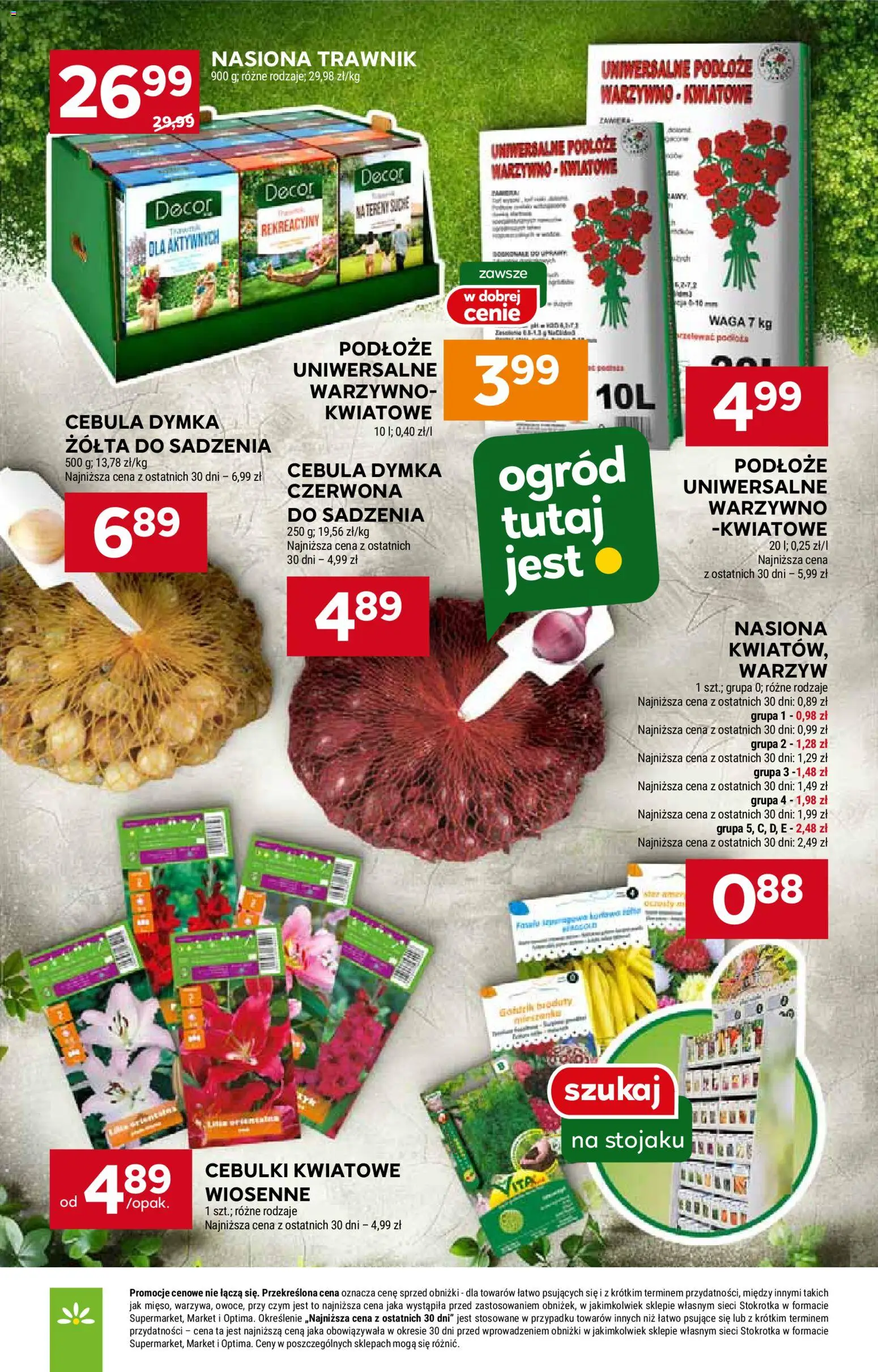 Stokrotka Gazetka - Market od 19.02.2026 | Strona: 20 | Produkty: Stokrotka, Waga, Nasiona