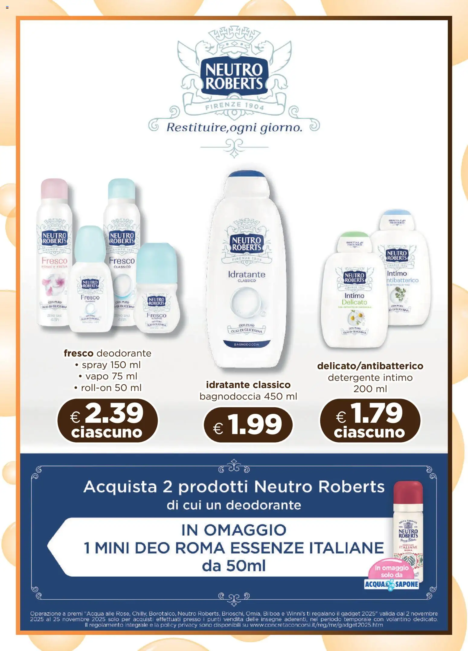 Volantino Acqua e Sapone del 02.11.2025 | Pagina: 9
